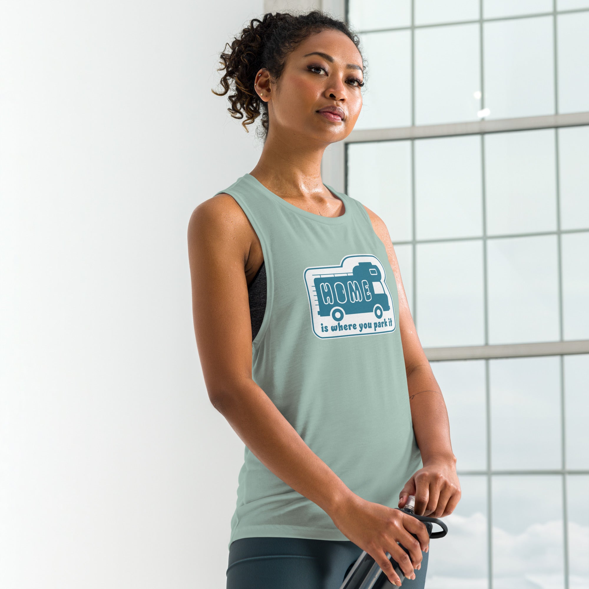 T-Shirt sans manches pour Femme Bold Camper Van