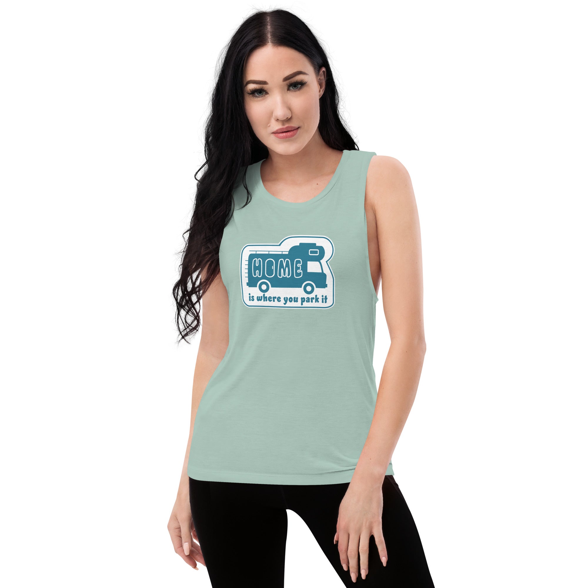 T-Shirt sans manches pour Femme Bold Camper Van