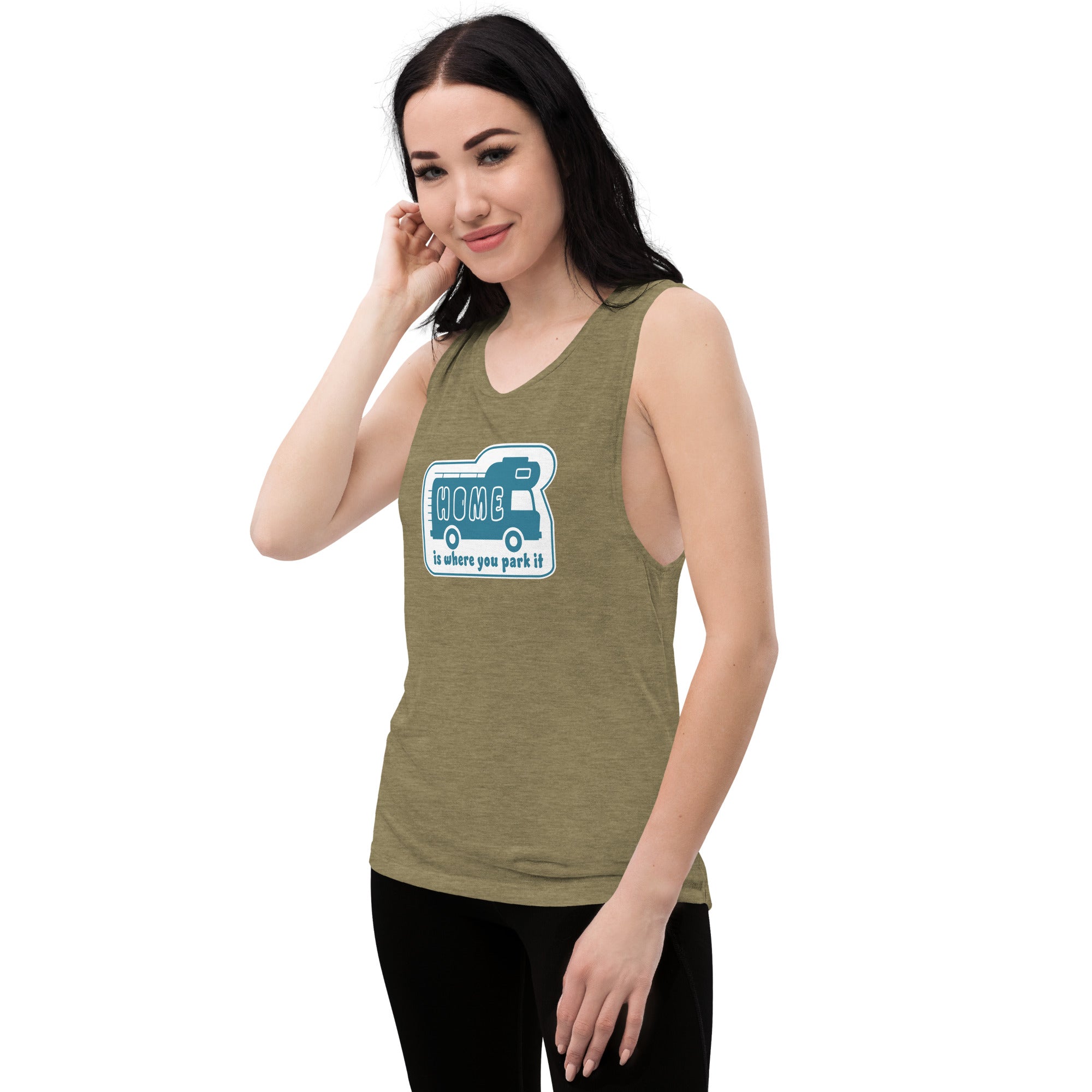 T-Shirt sans manches pour Femme Bold Camper Van