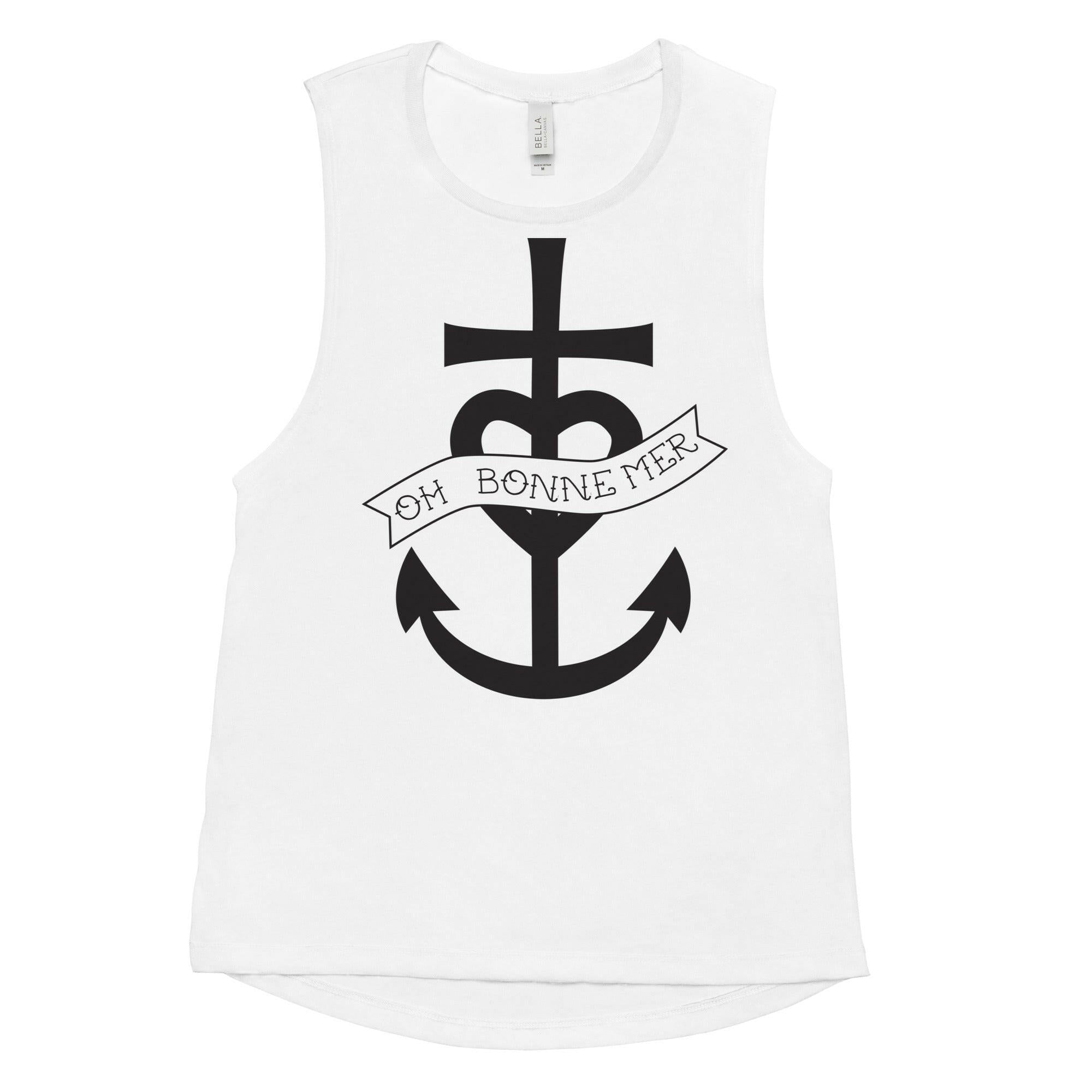 T-Shirt sans manches pour Femme Oh Bonne Mer 1 grand motif sur la face