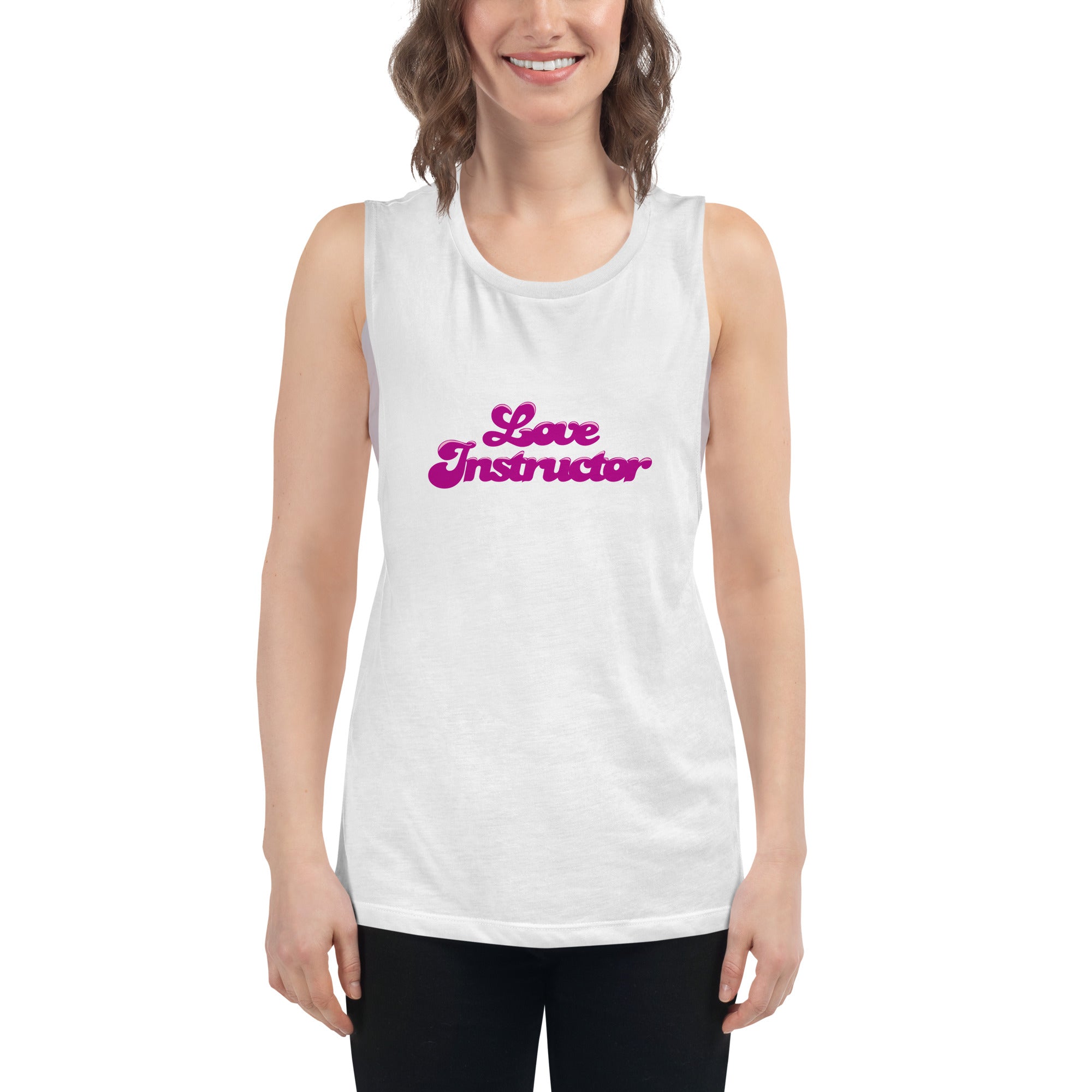 T-Shirt sans manches pour Femme Love instructor