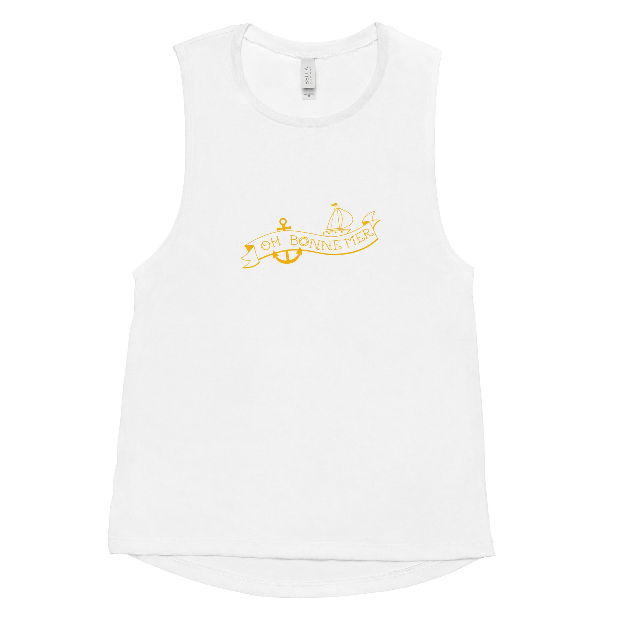T-Shirt sans manches pour Femme Oh Bonne Mer Tattoo Gold