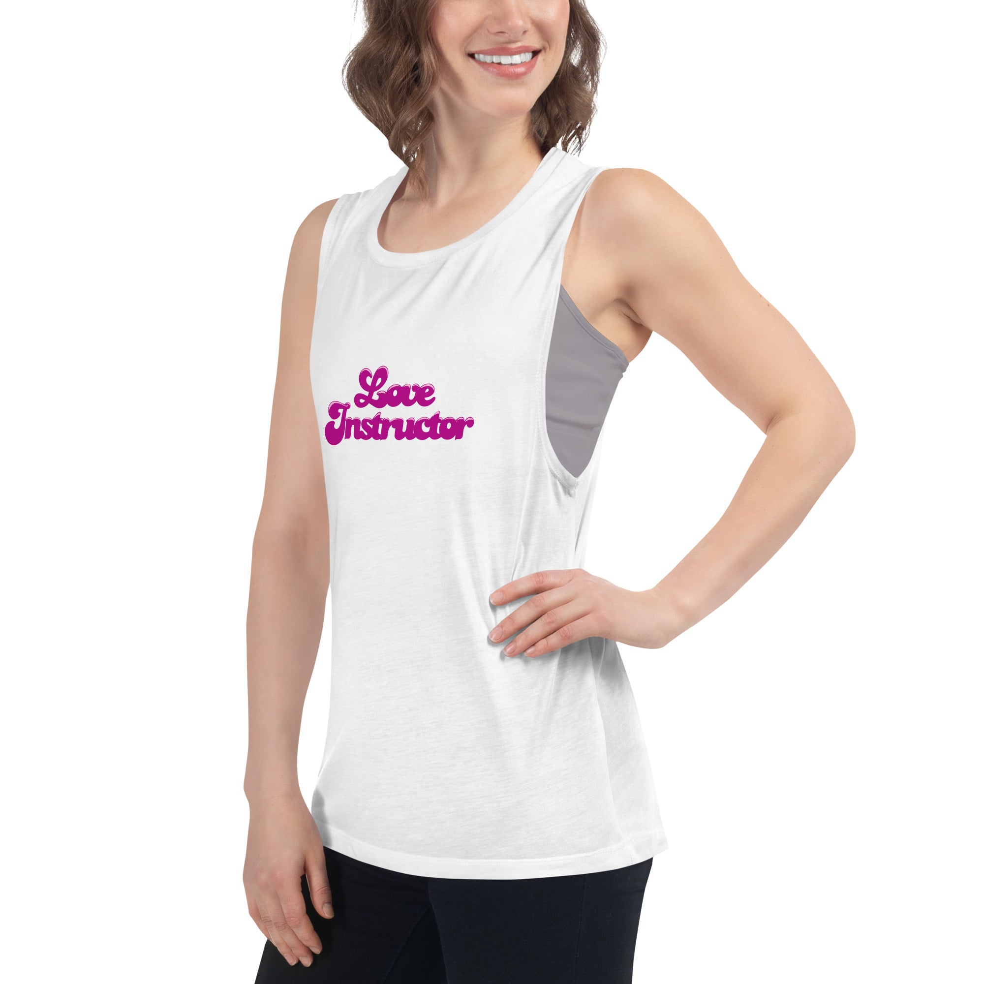 T-Shirt sans manches pour Femme Love instructor