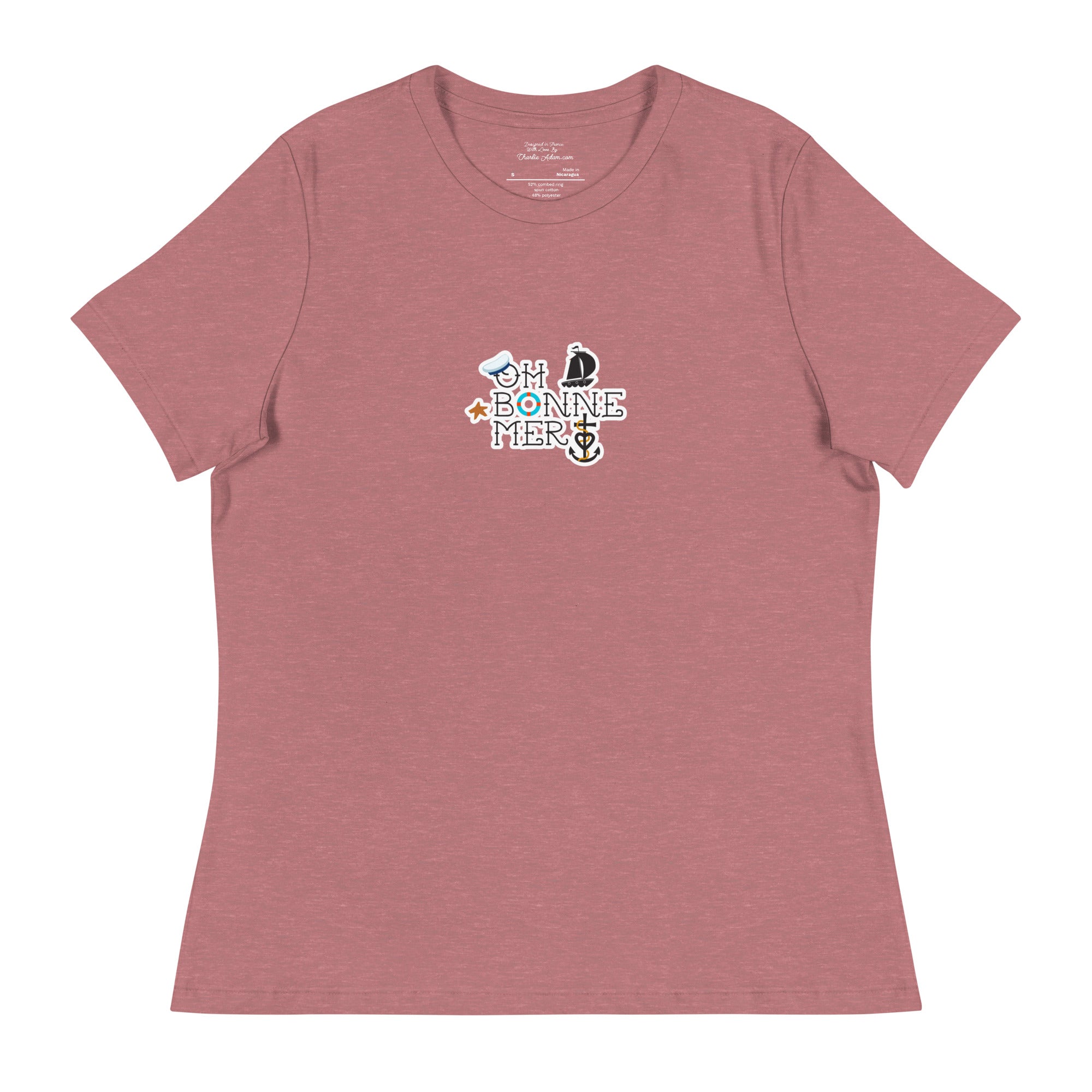 T-shirt décontracté pour Femme Oh Bonne Mer 3