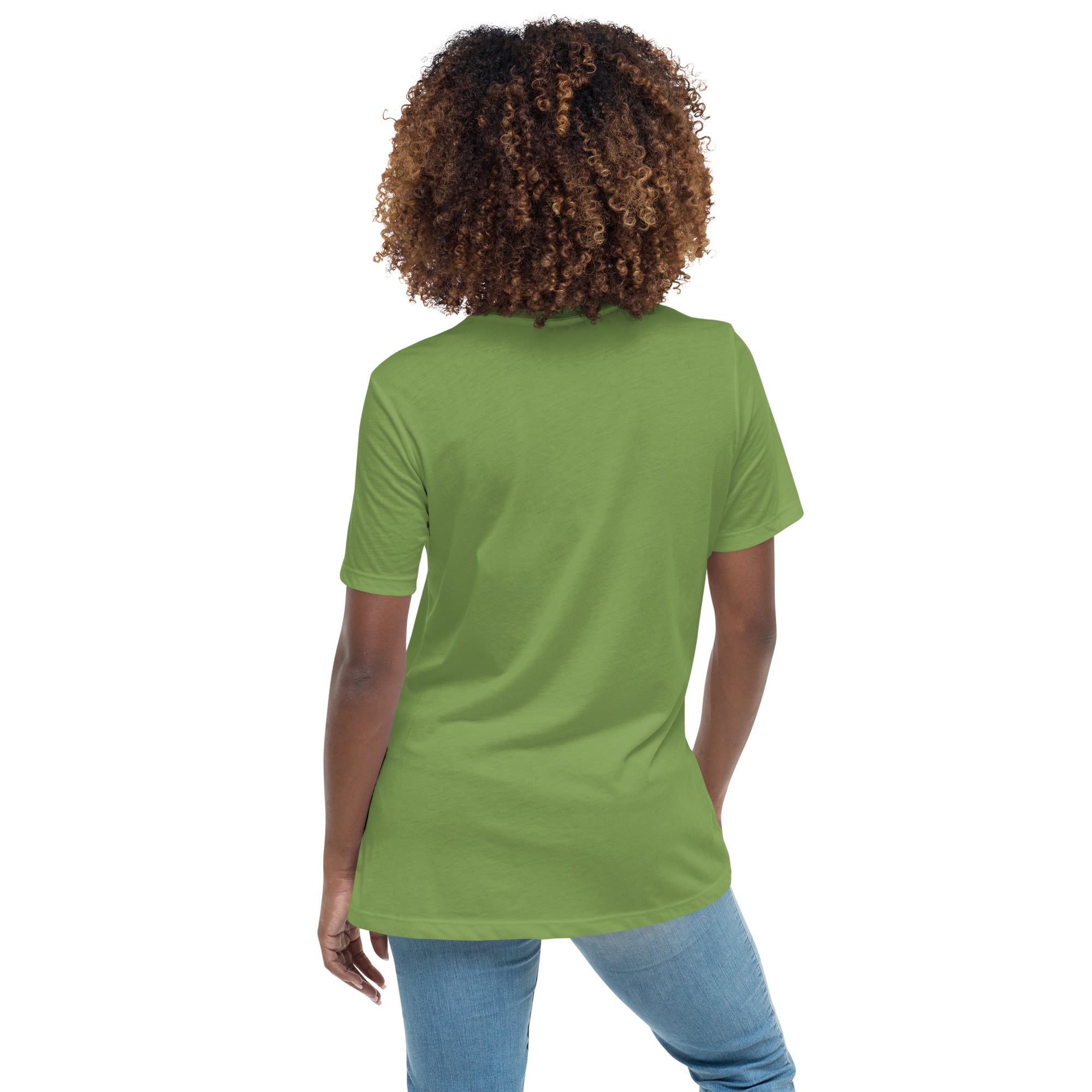 T-shirt décontracté pour femme Save the Yetis Plant more Trees sur couleurs foncées