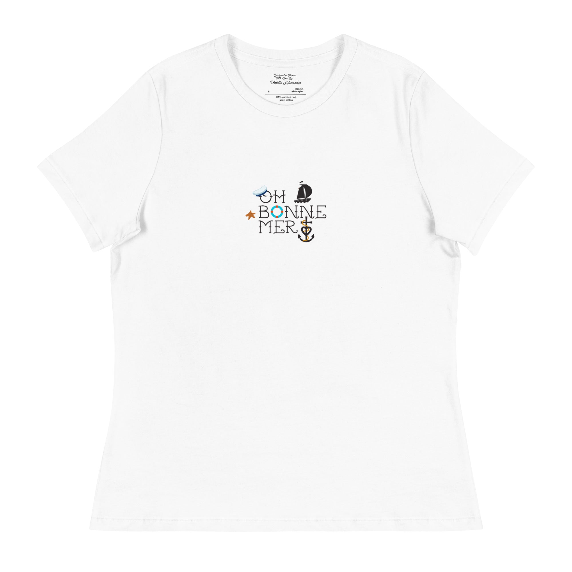 T-shirt décontracté pour Femme Oh Bonne Mer 3