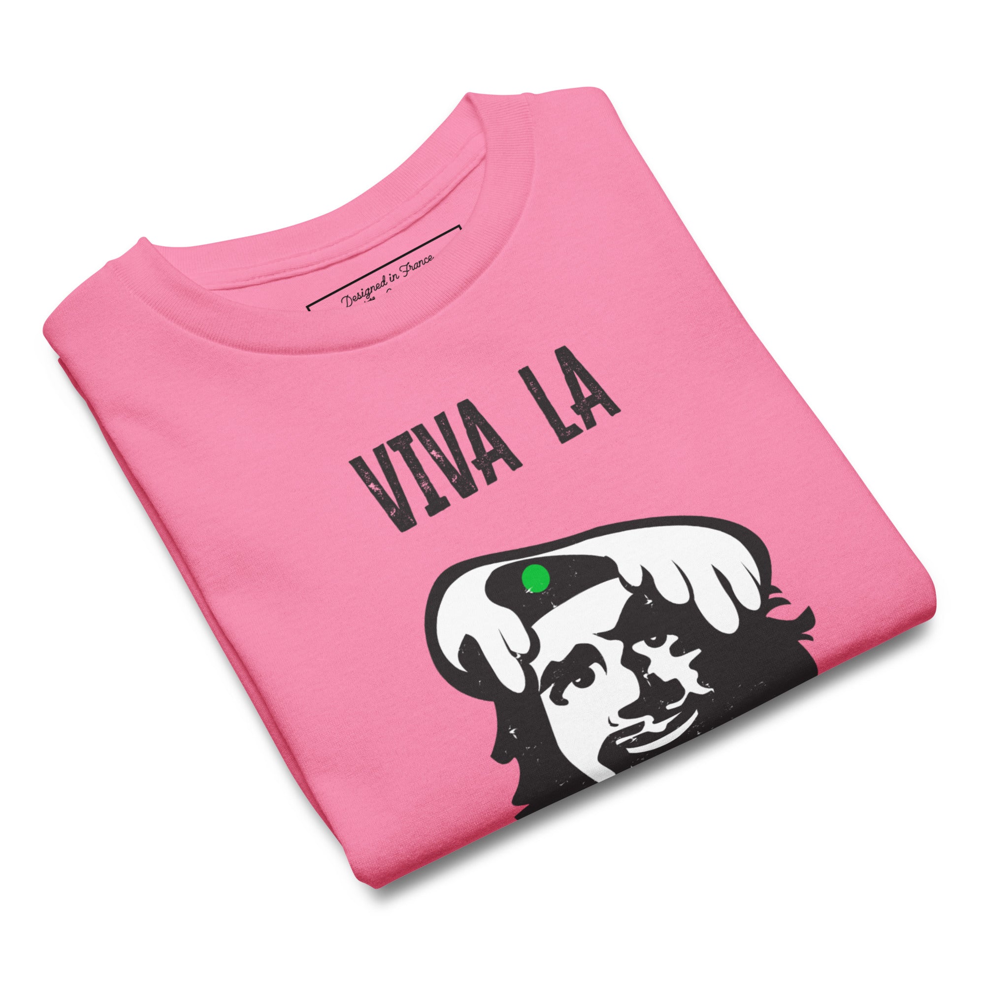 T-shirt épais enfant Viva la Rebolochon sur fond clair