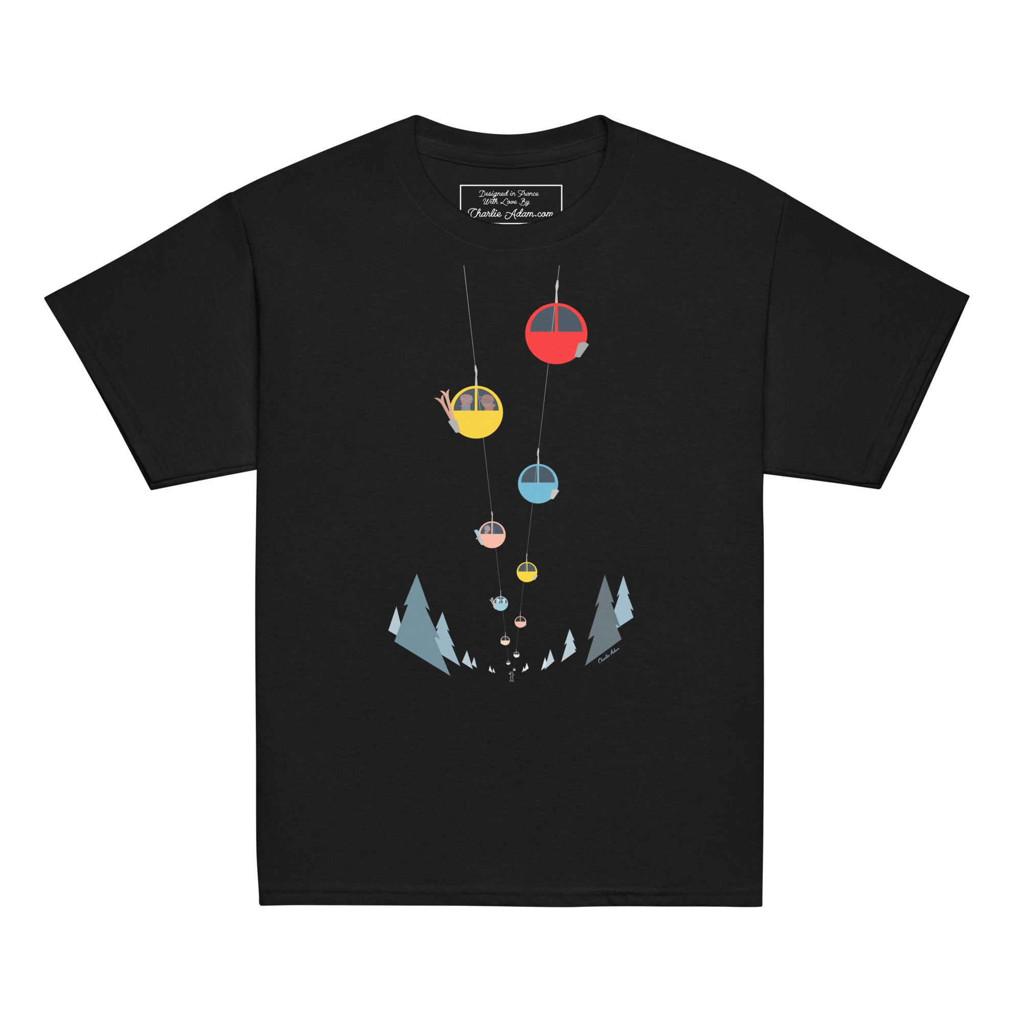 T-shirt épais enfant Gondolas in the mist