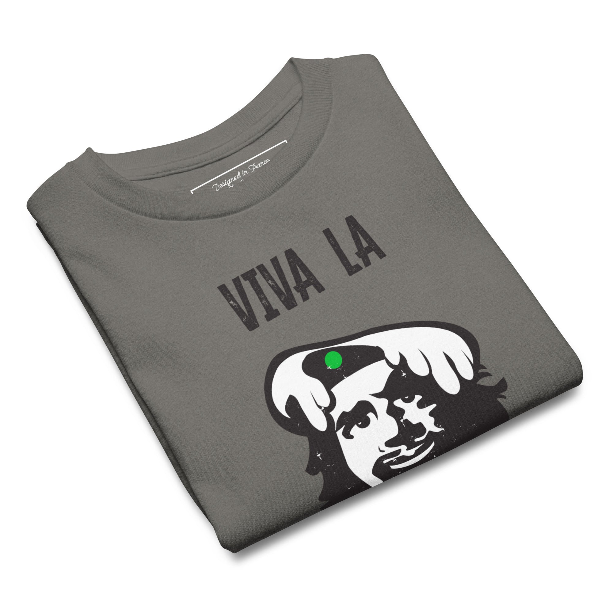 T-shirt épais enfant Viva la Rebolochon sur fond clair