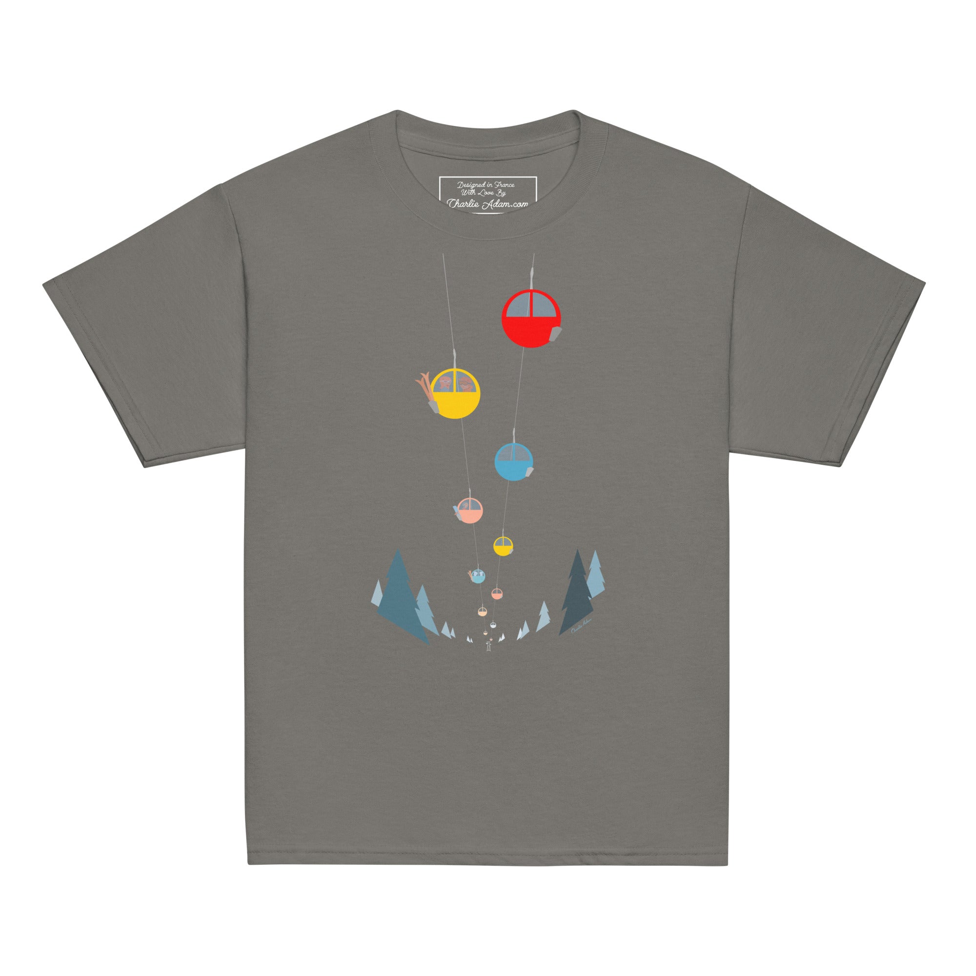 T-shirt épais enfant Gondolas in the mist