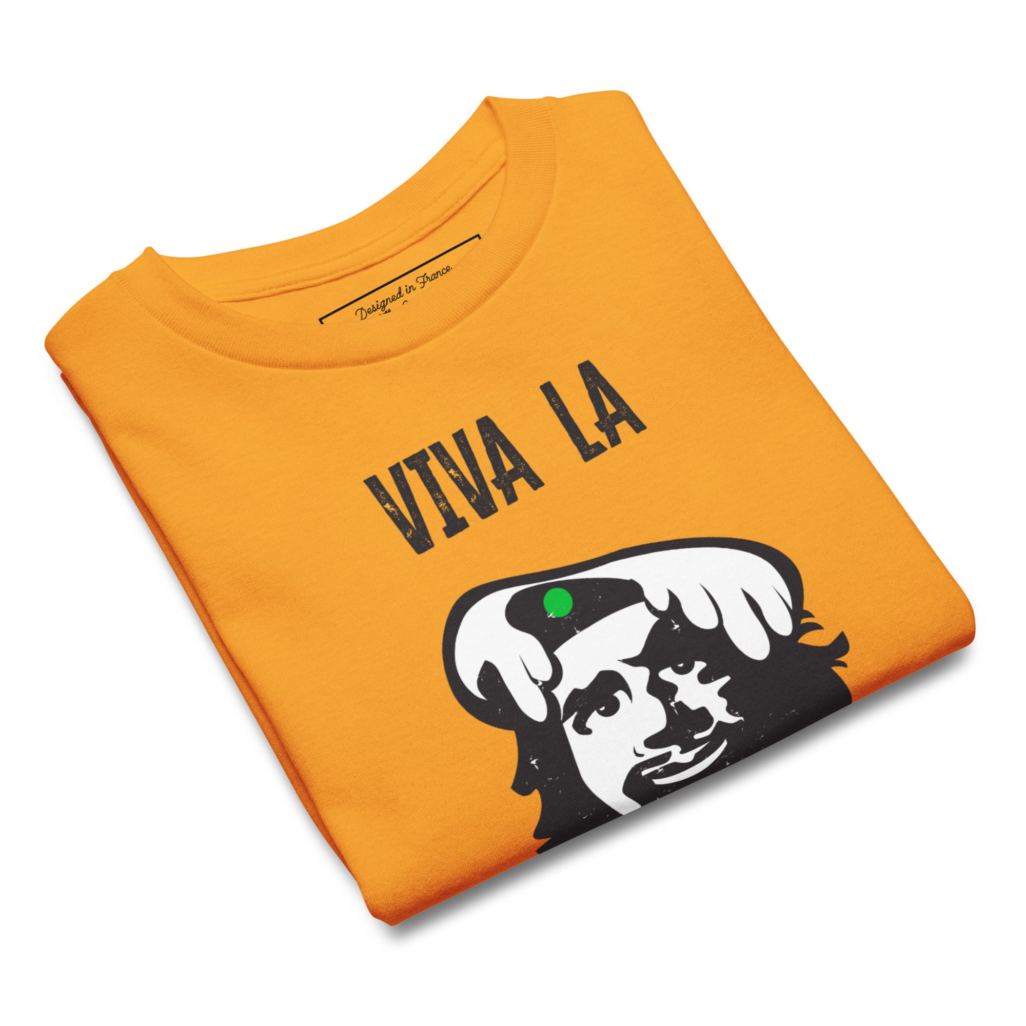 T-shirt épais enfant Viva la Rebolochon sur fond clair