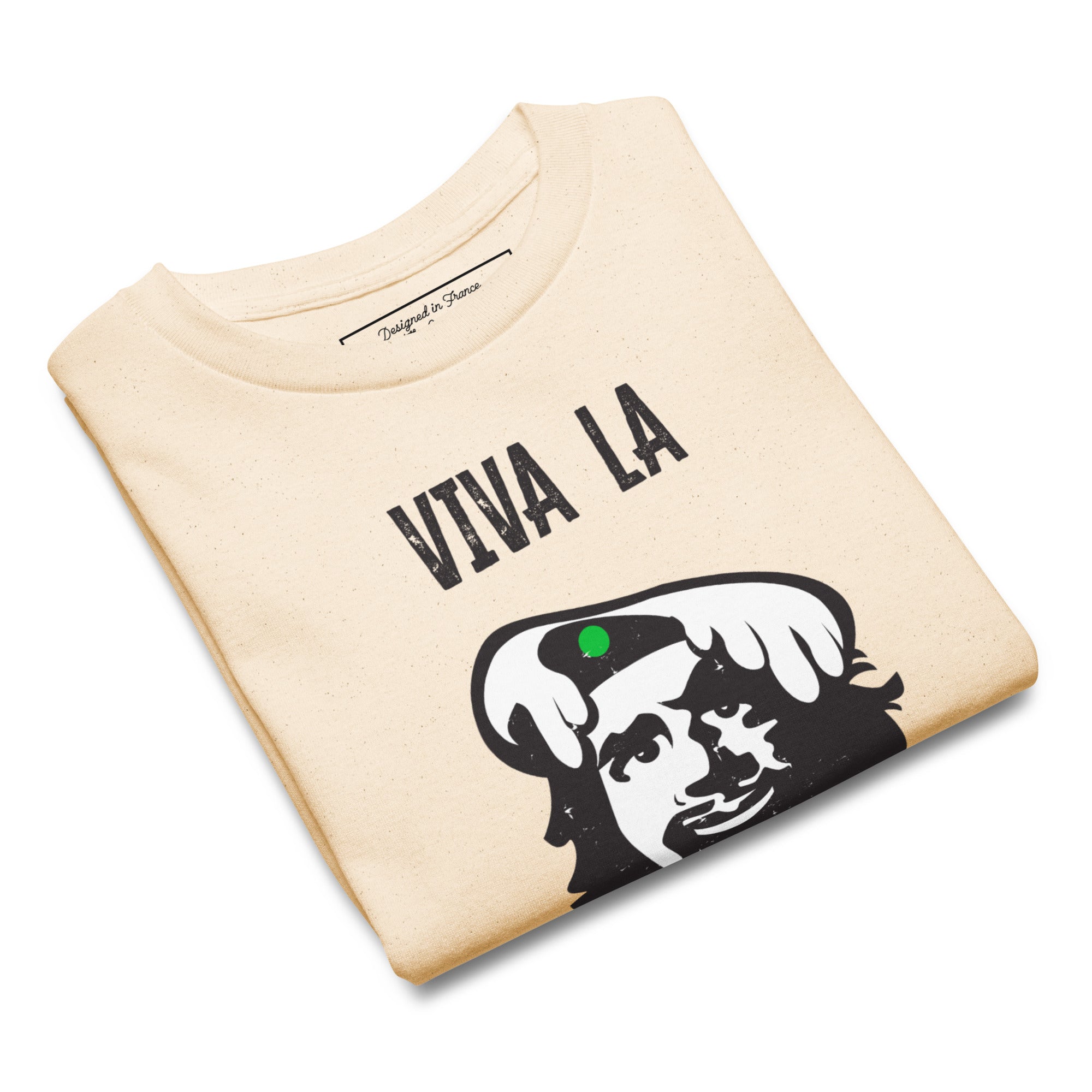 T-shirt épais enfant Viva la Rebolochon sur fond clair