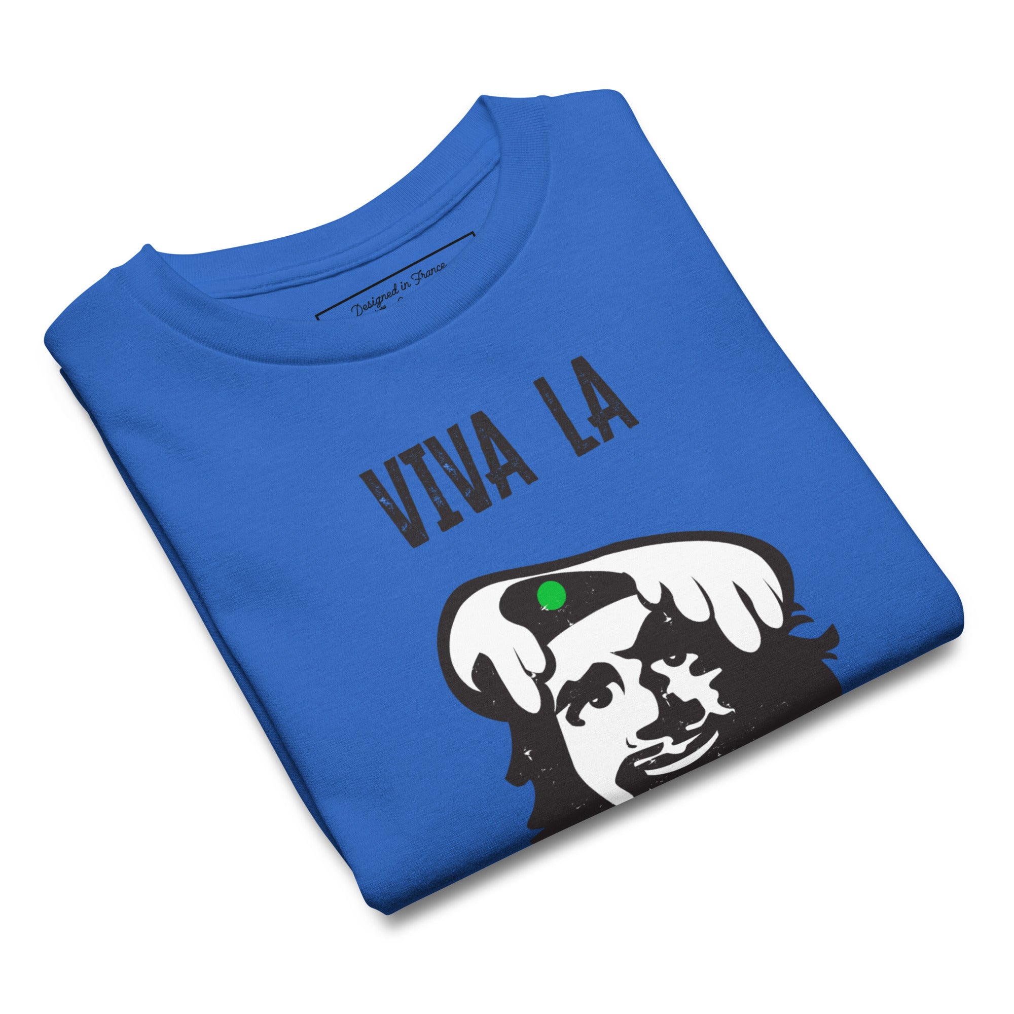 T-shirt épais enfant Viva la Rebolochon sur fond clair
