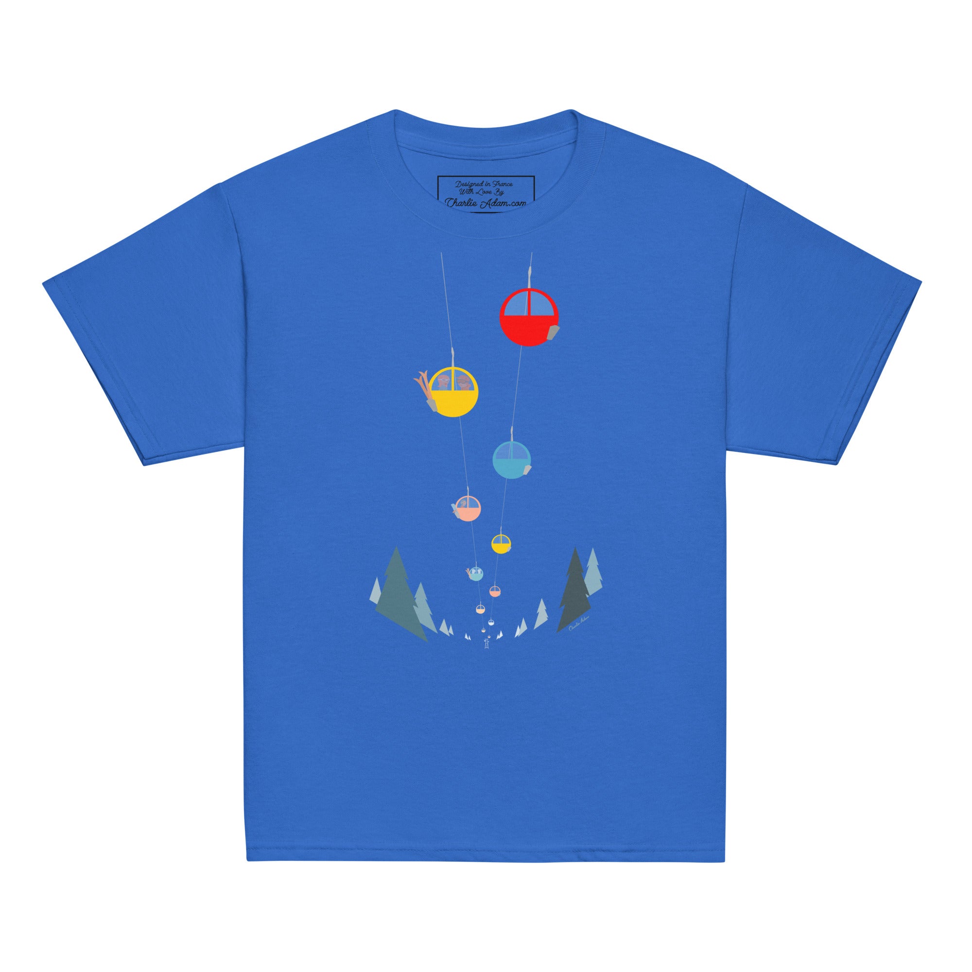 T-shirt épais enfant Gondolas in the mist