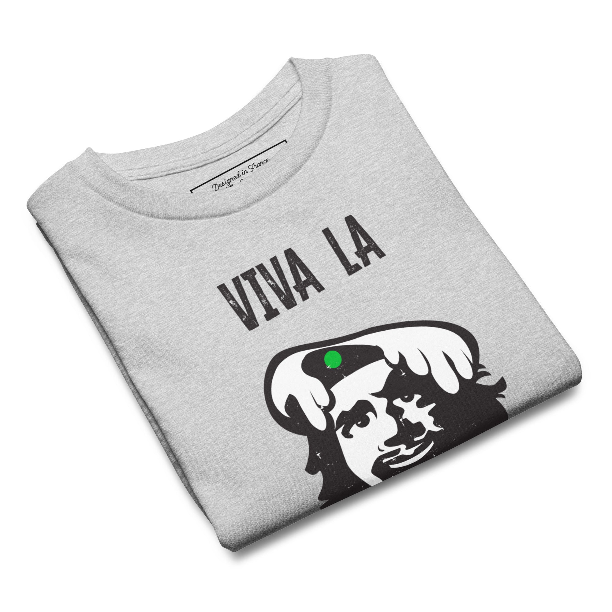 T-shirt épais enfant Viva la Rebolochon sur fond clair