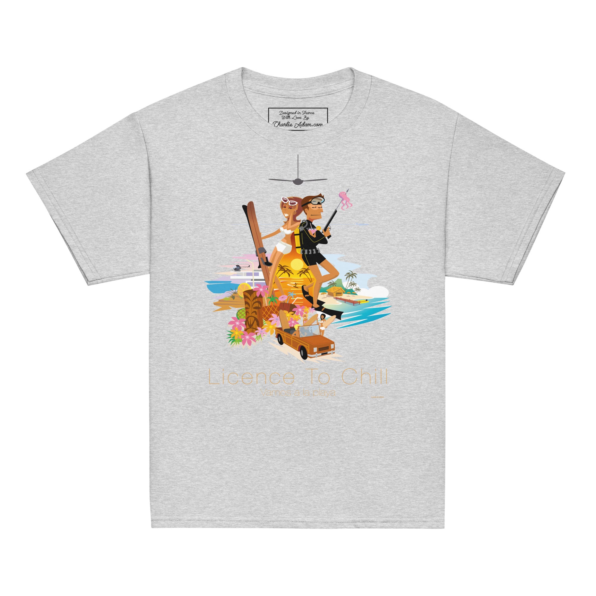 T-shirt épais enfant License to Chill Vamos a la Playa