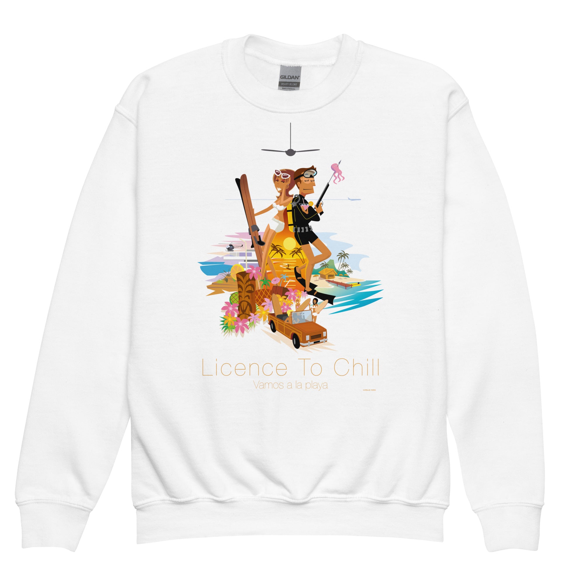 Sweat classique enfant License to Chill Vamos a la Playa