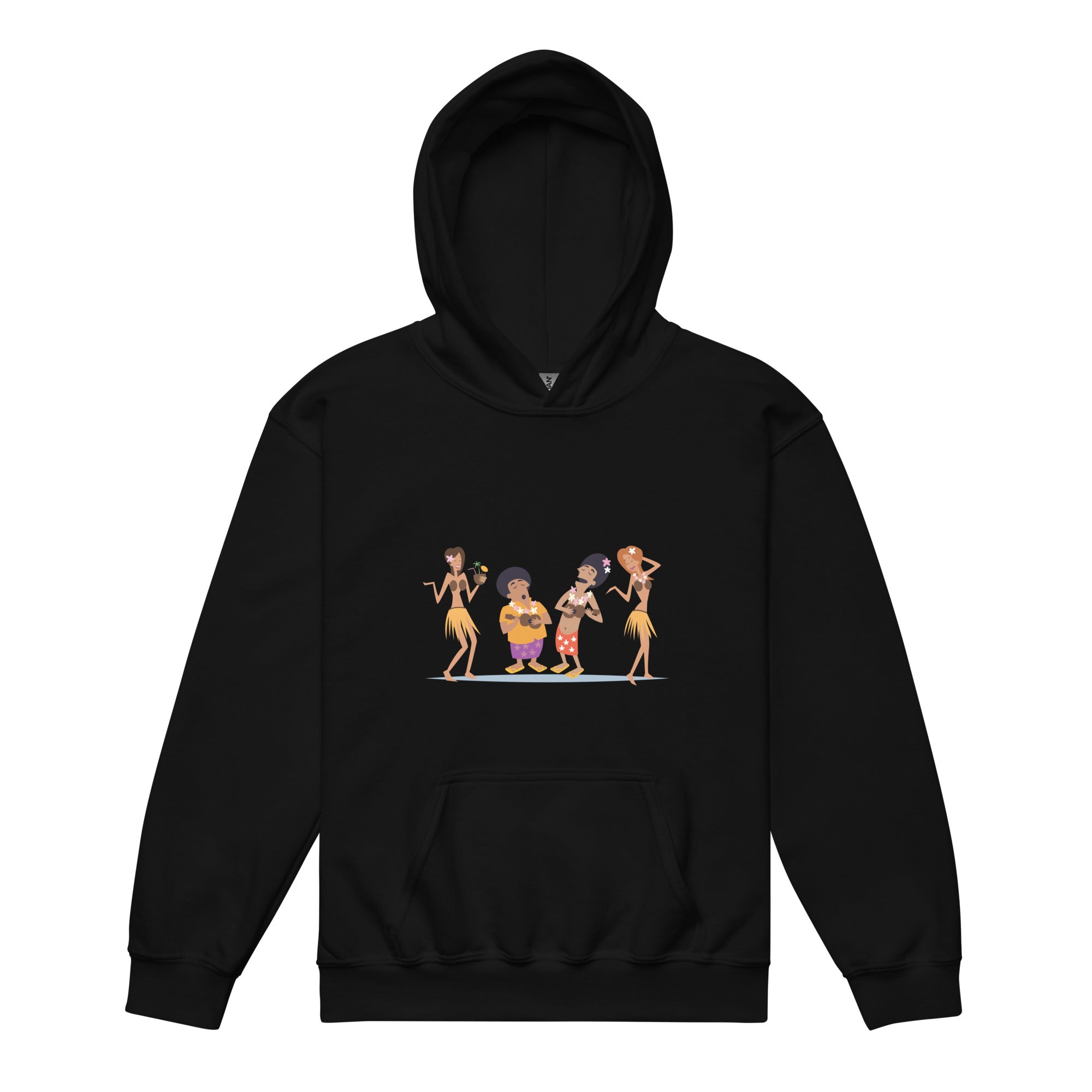 Youth heavy blend hoodie Ukulele singers & polynesian dancers