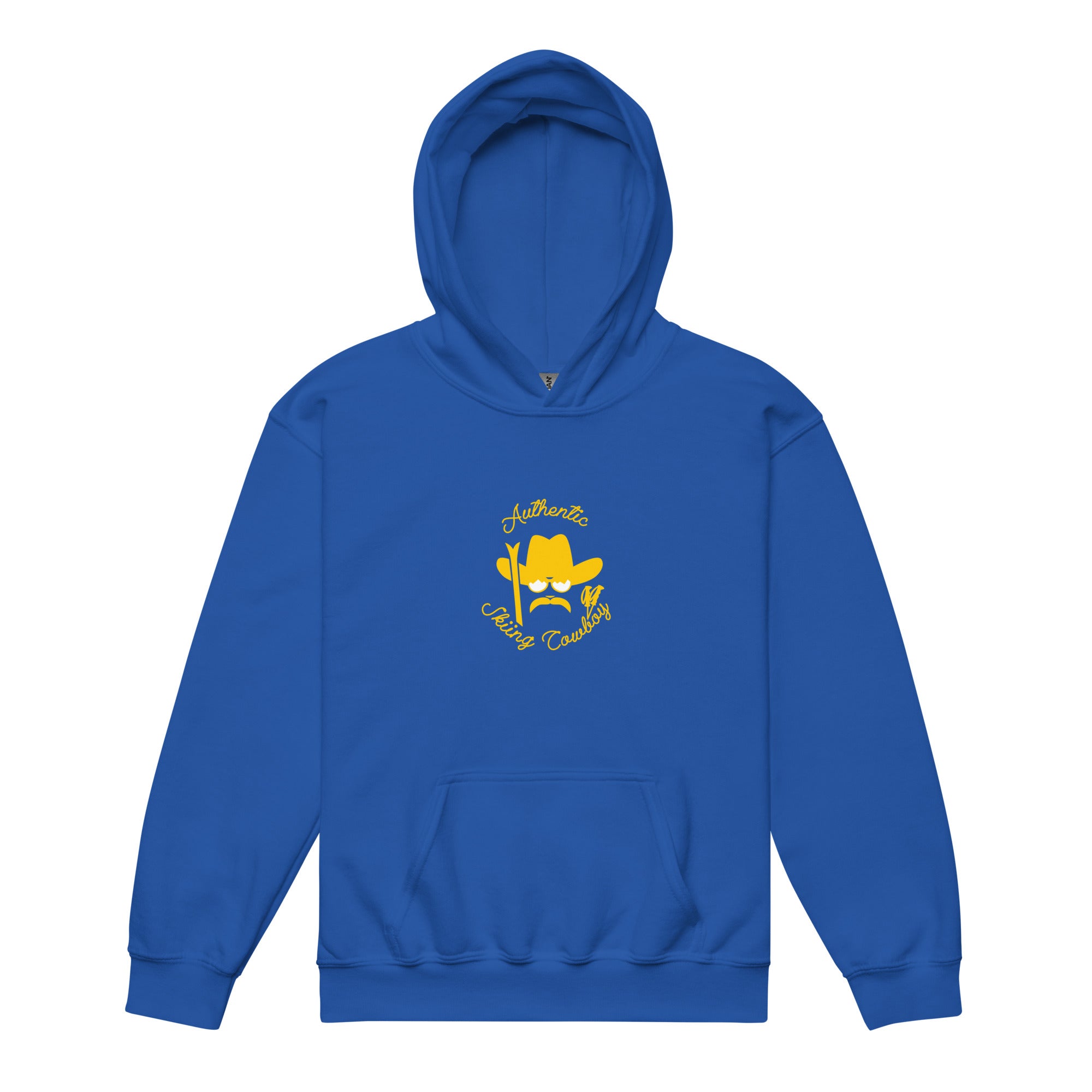 Sweat à capuche épais pour enfants Authentic Skiing Cowboy