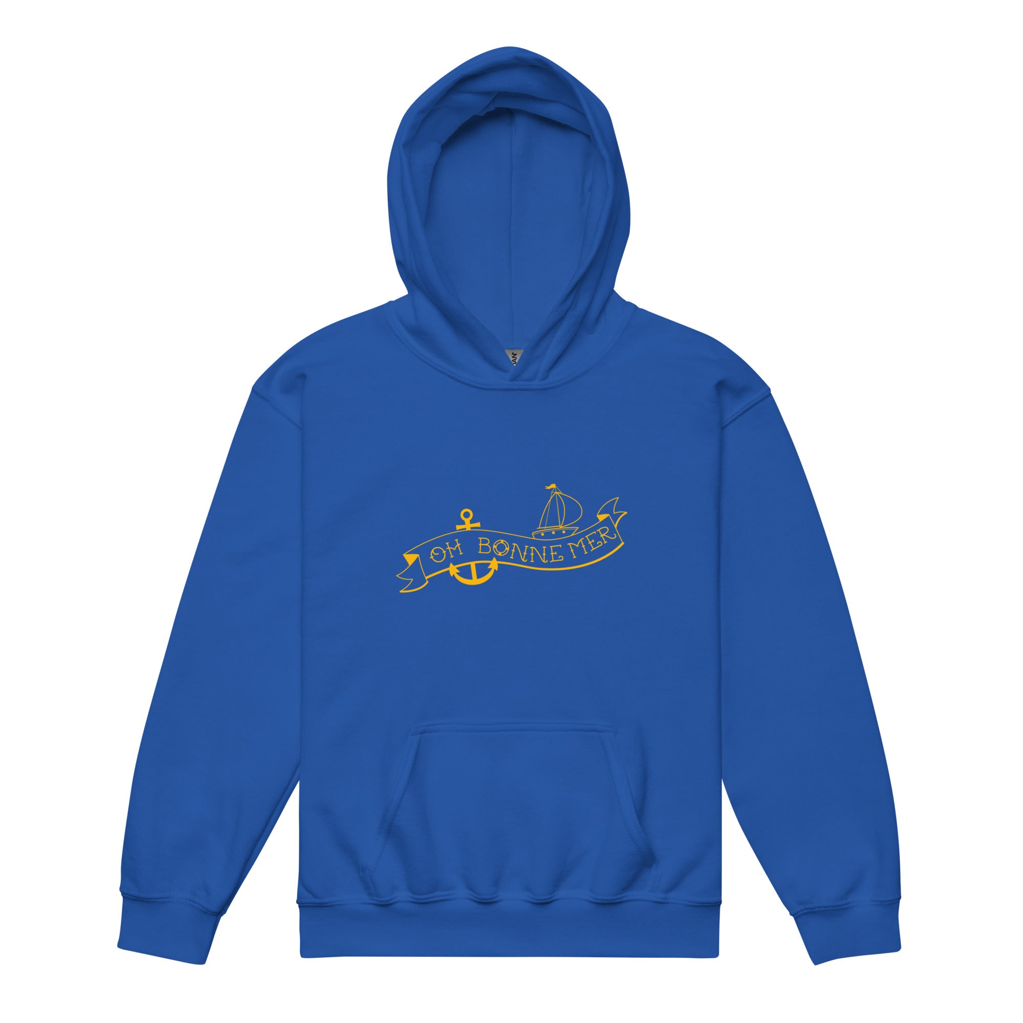 Youth heavy blend hoodie Oh Bonne Mer Tattoo Gold
