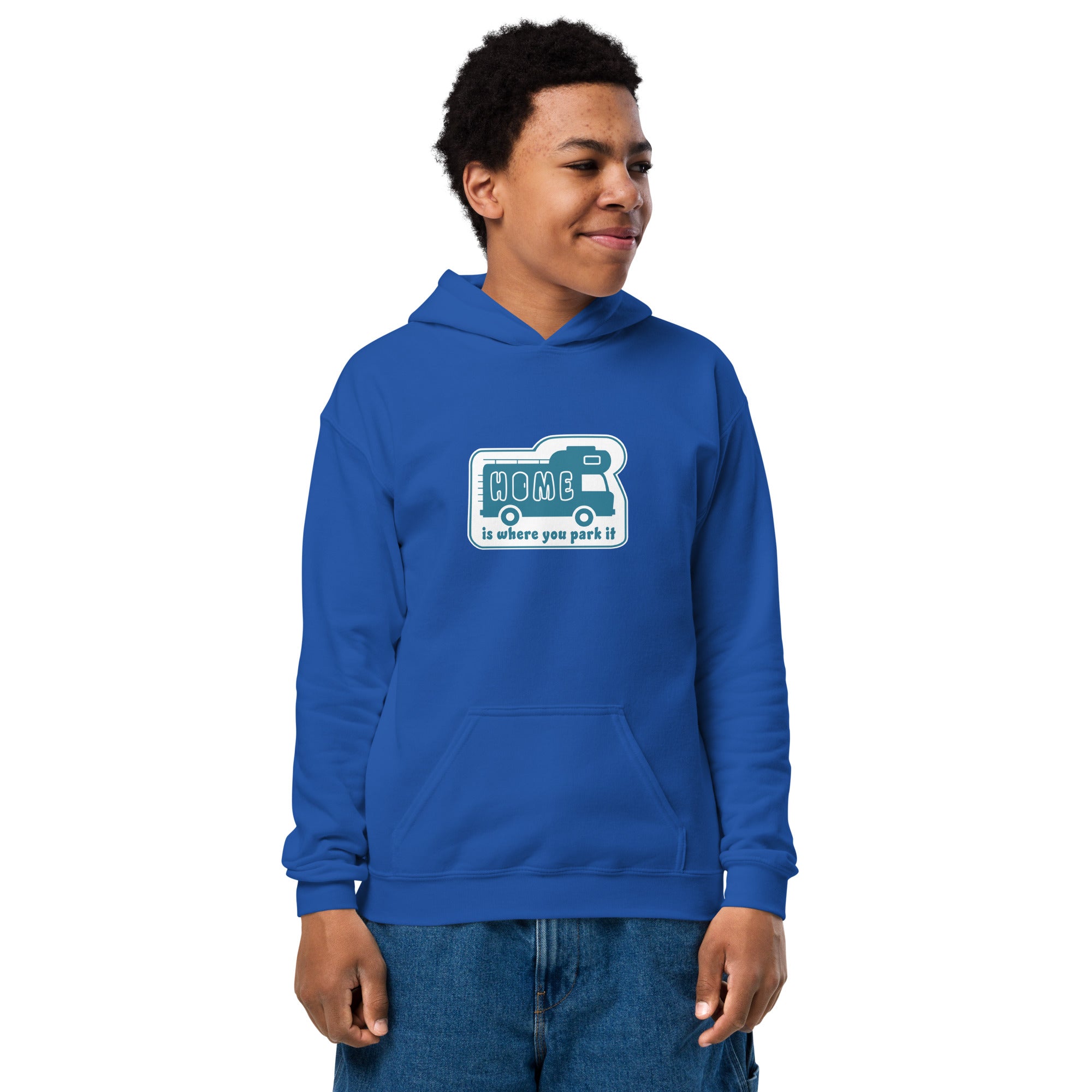 Youth heavy blend hoodie Bold Camper Van