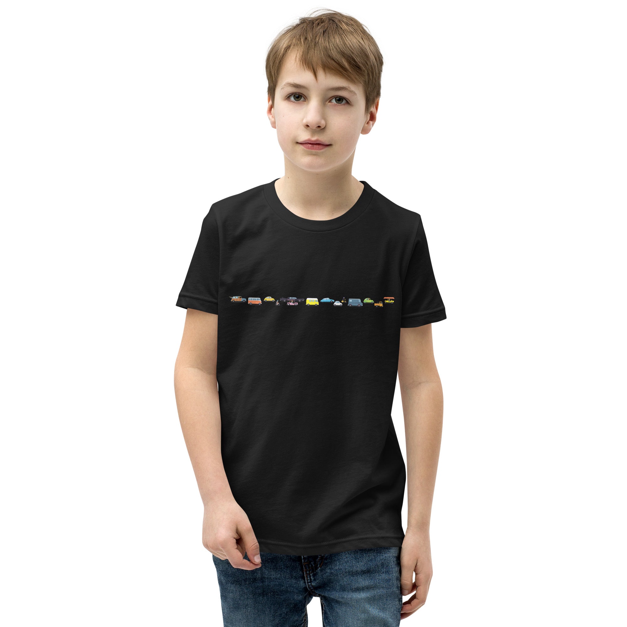 T-shirt classique enfant Vintage Cars Traffic Jam