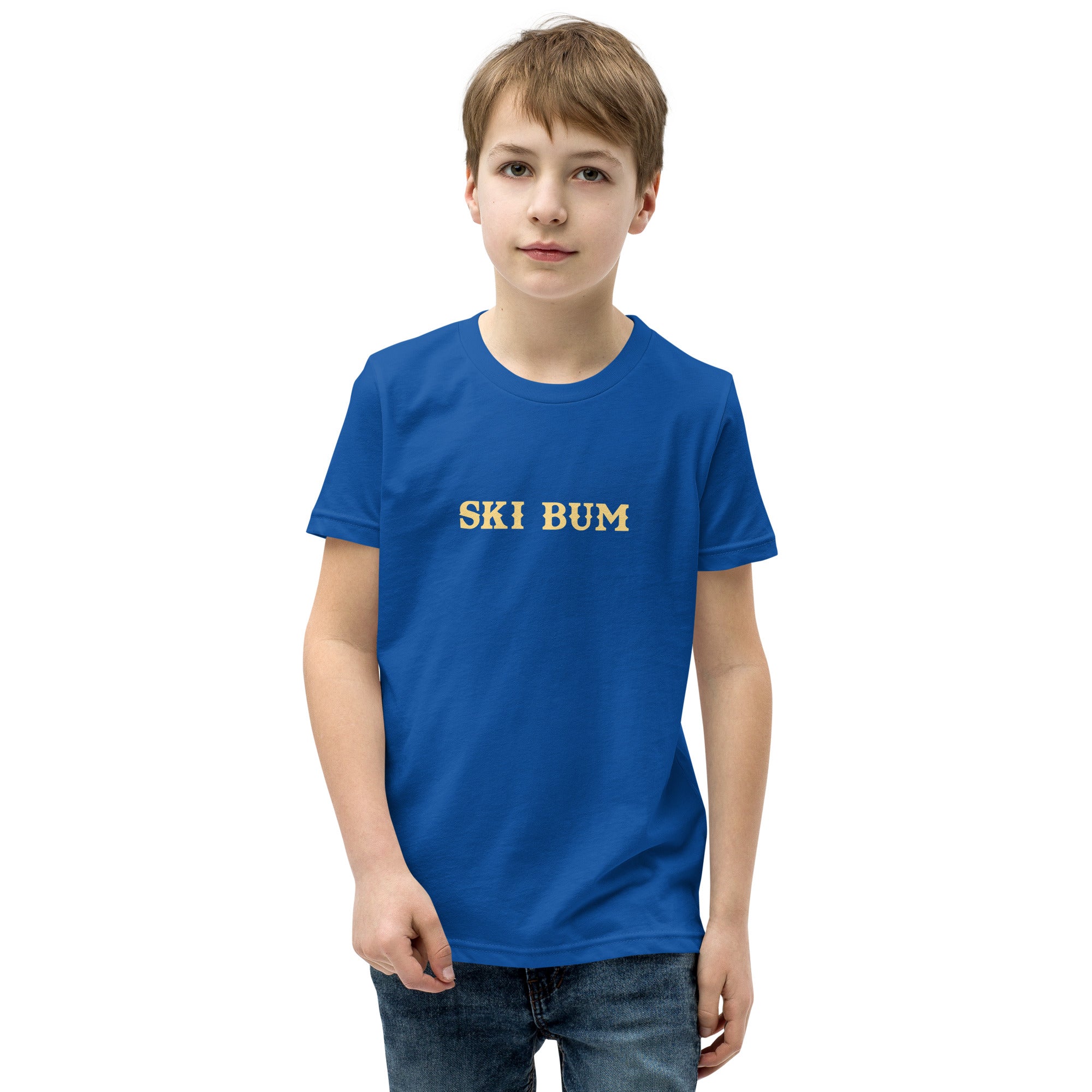 T-shirt classique enfant Ski Bum texte clair