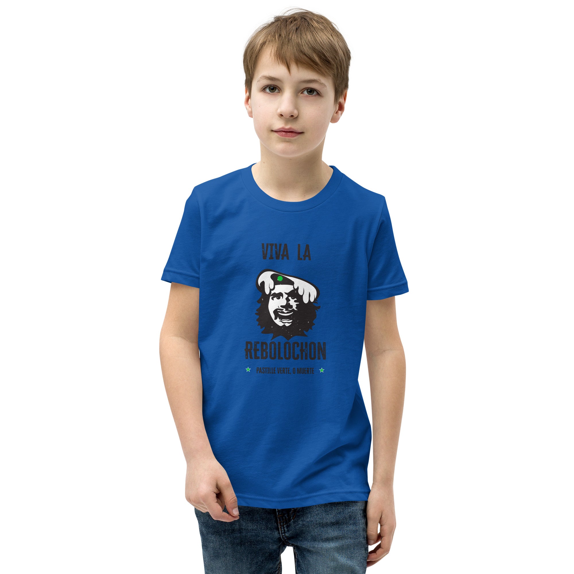 T-shirt classique enfant Viva la Rebolochon sur fond clair