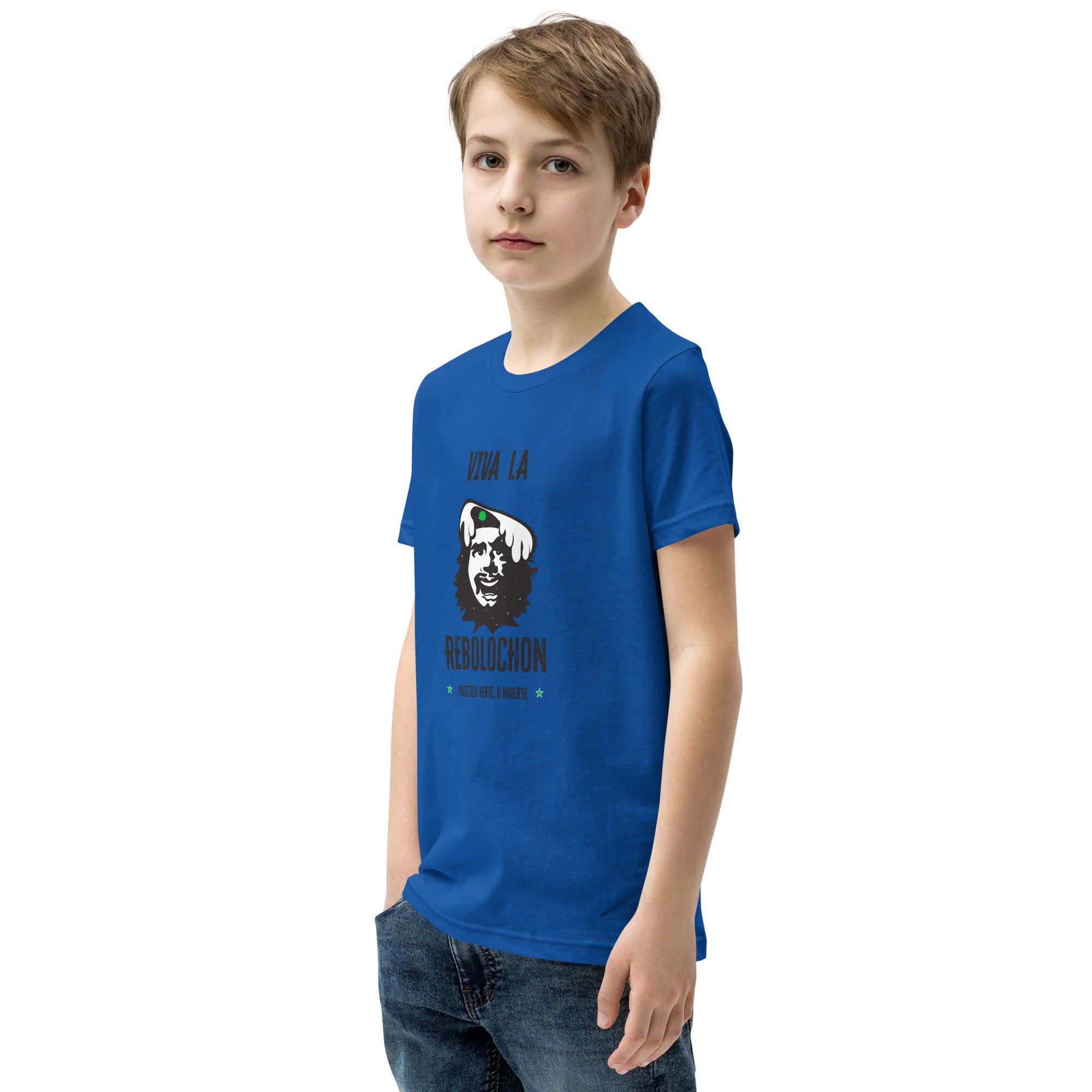 T-shirt classique enfant Viva la Rebolochon sur fond clair