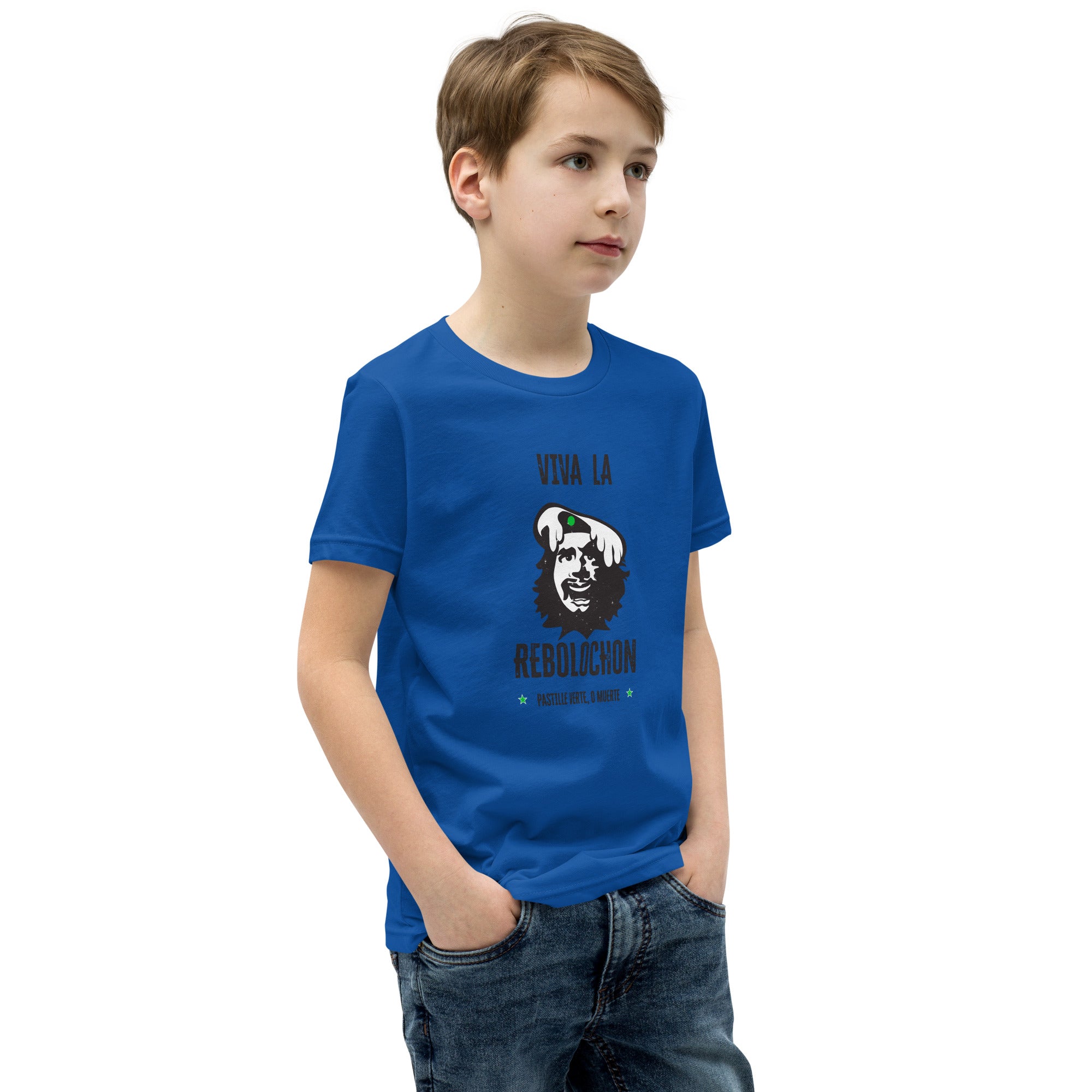 T-shirt classique enfant Viva la Rebolochon sur fond clair