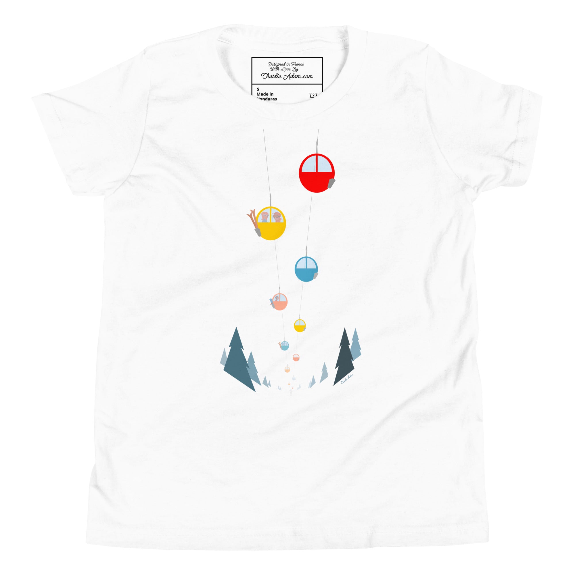 Youth Staple T-shirt Gondolas in the mist