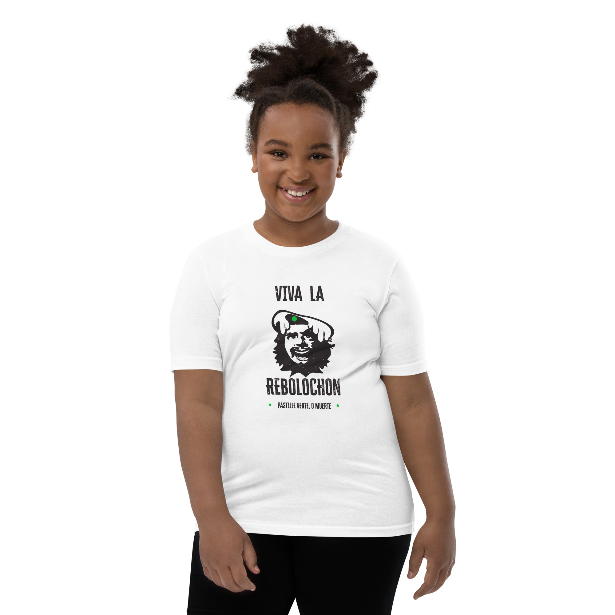 T-shirt classique enfant Viva la Rebolochon sur fond clair