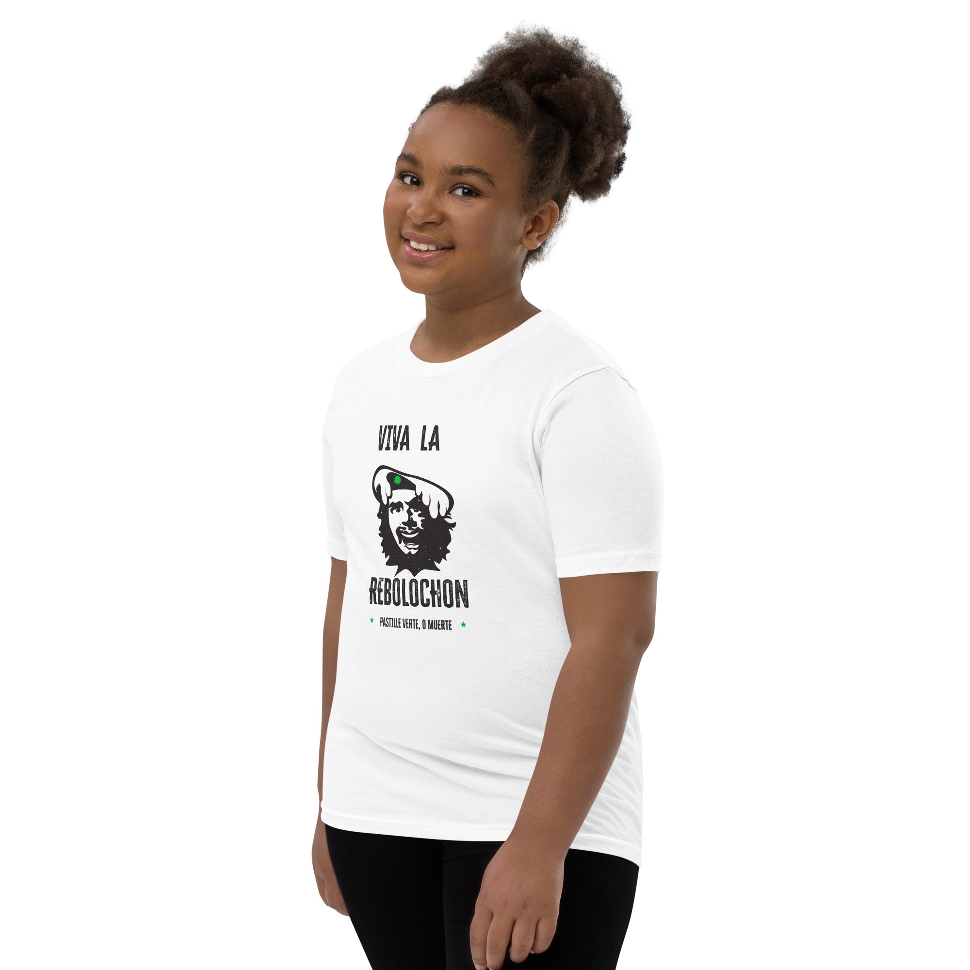 T-shirt classique enfant Viva la Rebolochon sur fond clair