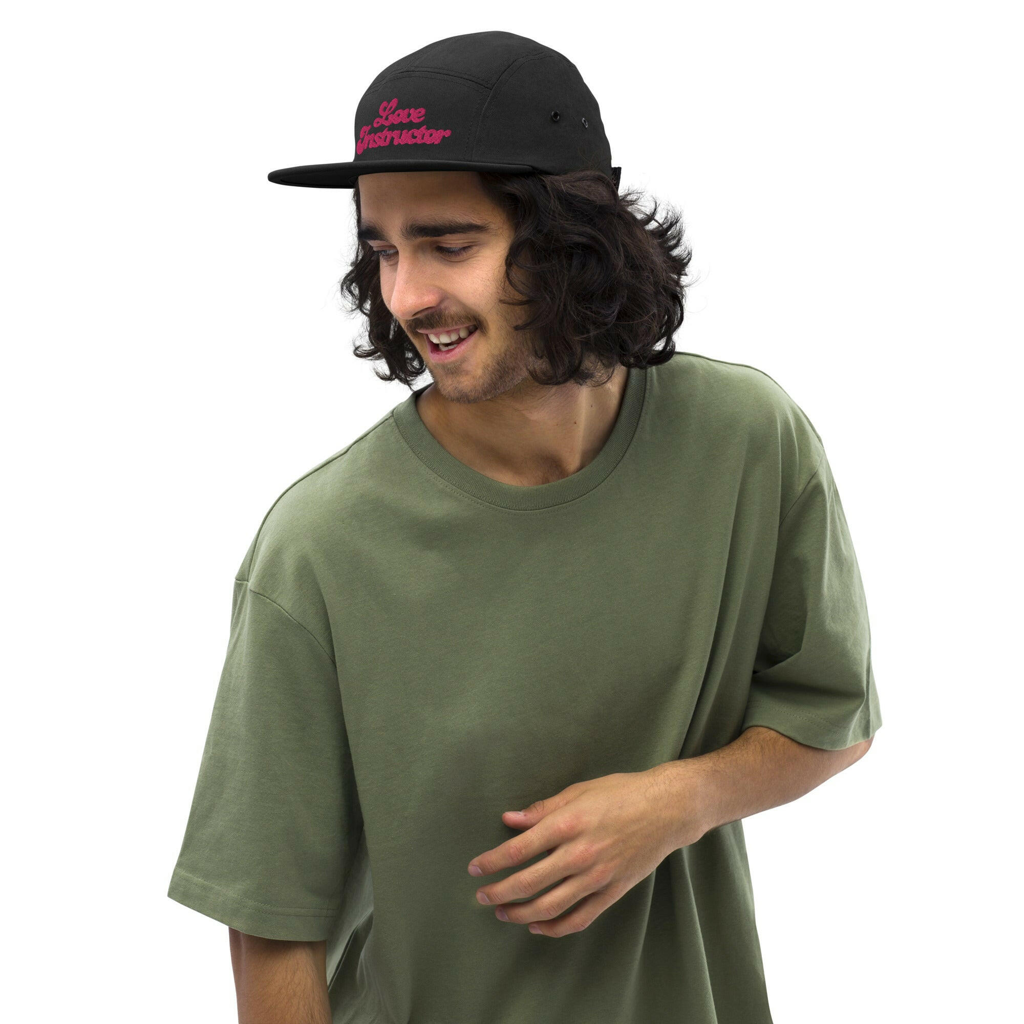 Five Panel Cap Love instructor Flamingo