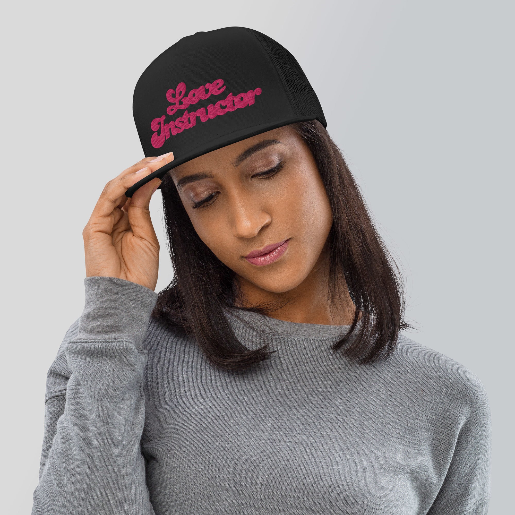 Trucker Cap Love instructor Flamingo