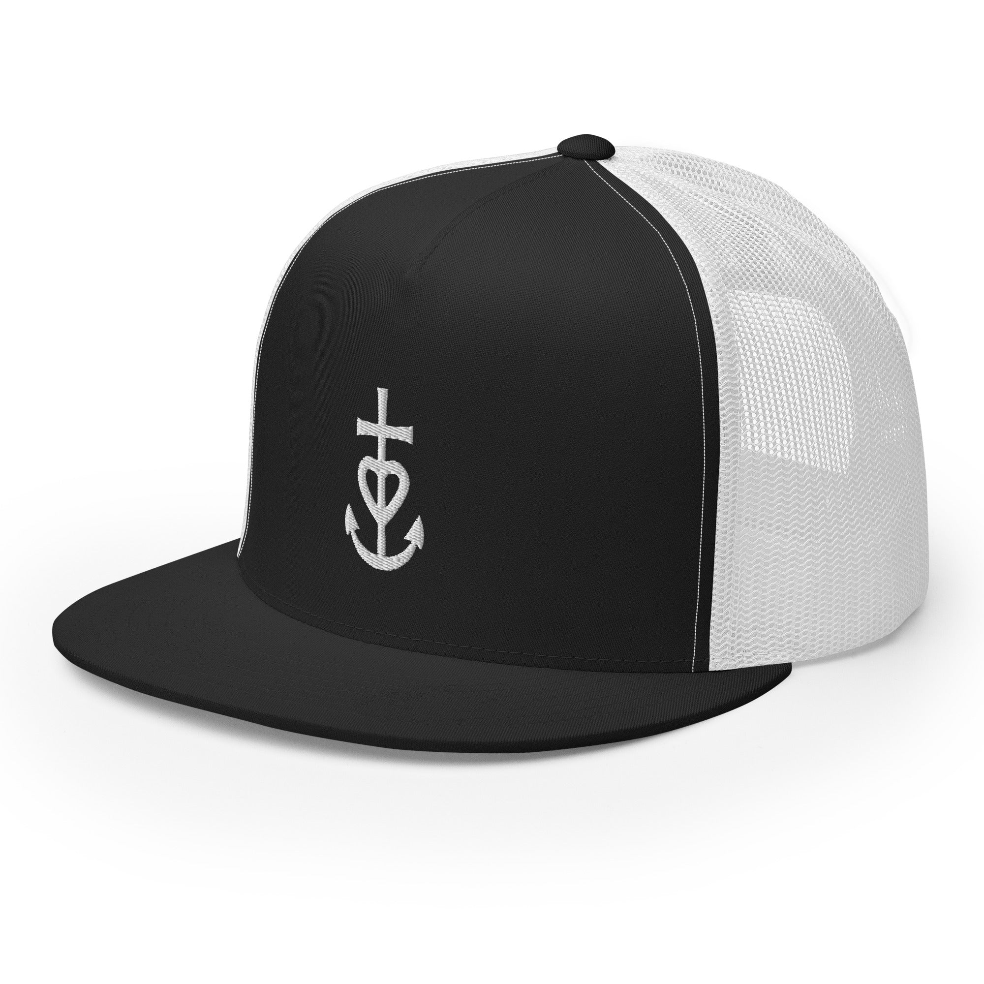 Trucker Cap Croix de Camargue white