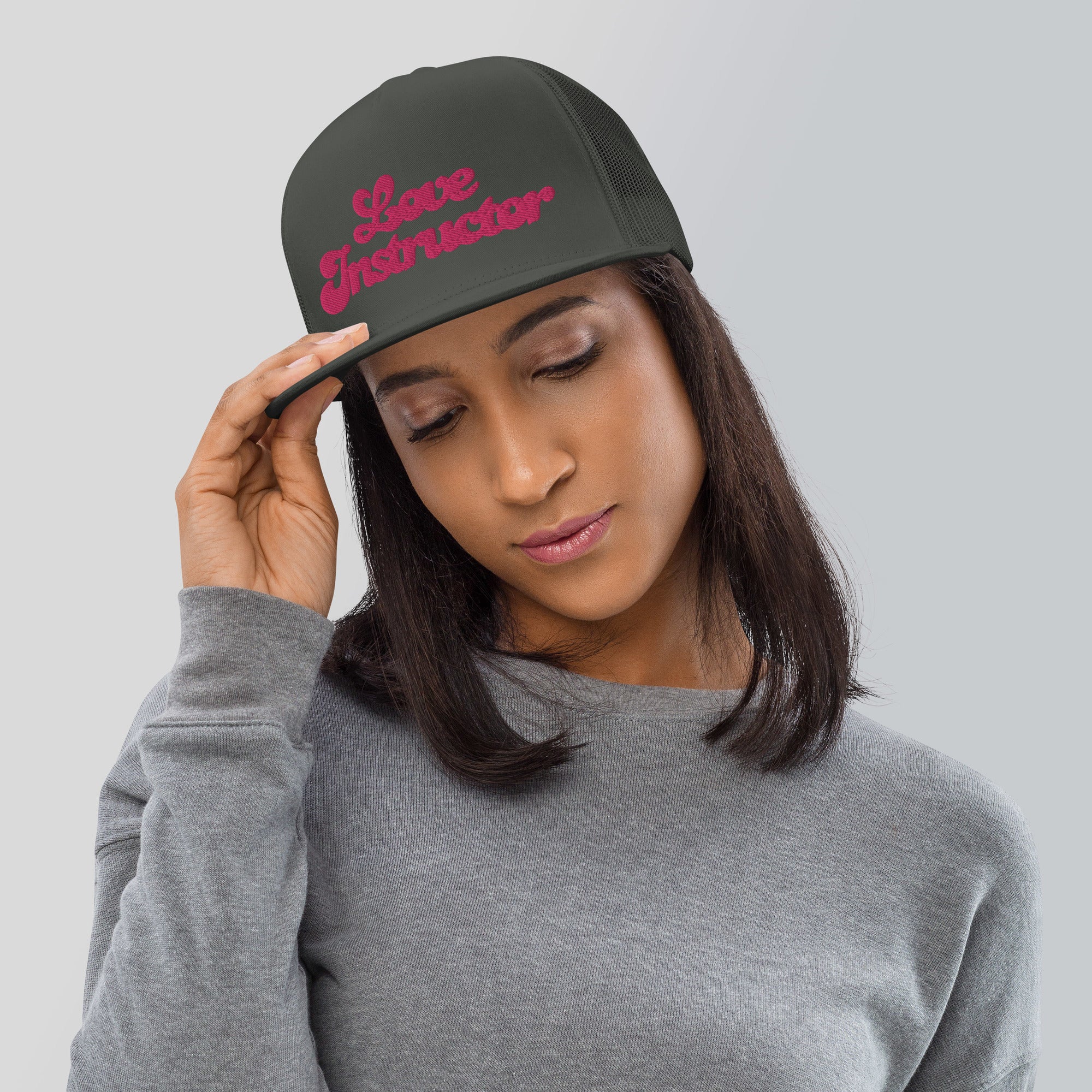 Trucker Cap Love instructor Flamingo