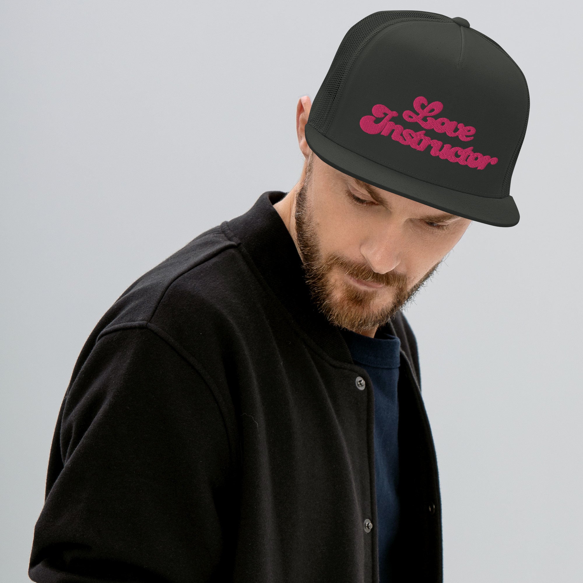 Trucker Cap Love instructor Flamingo