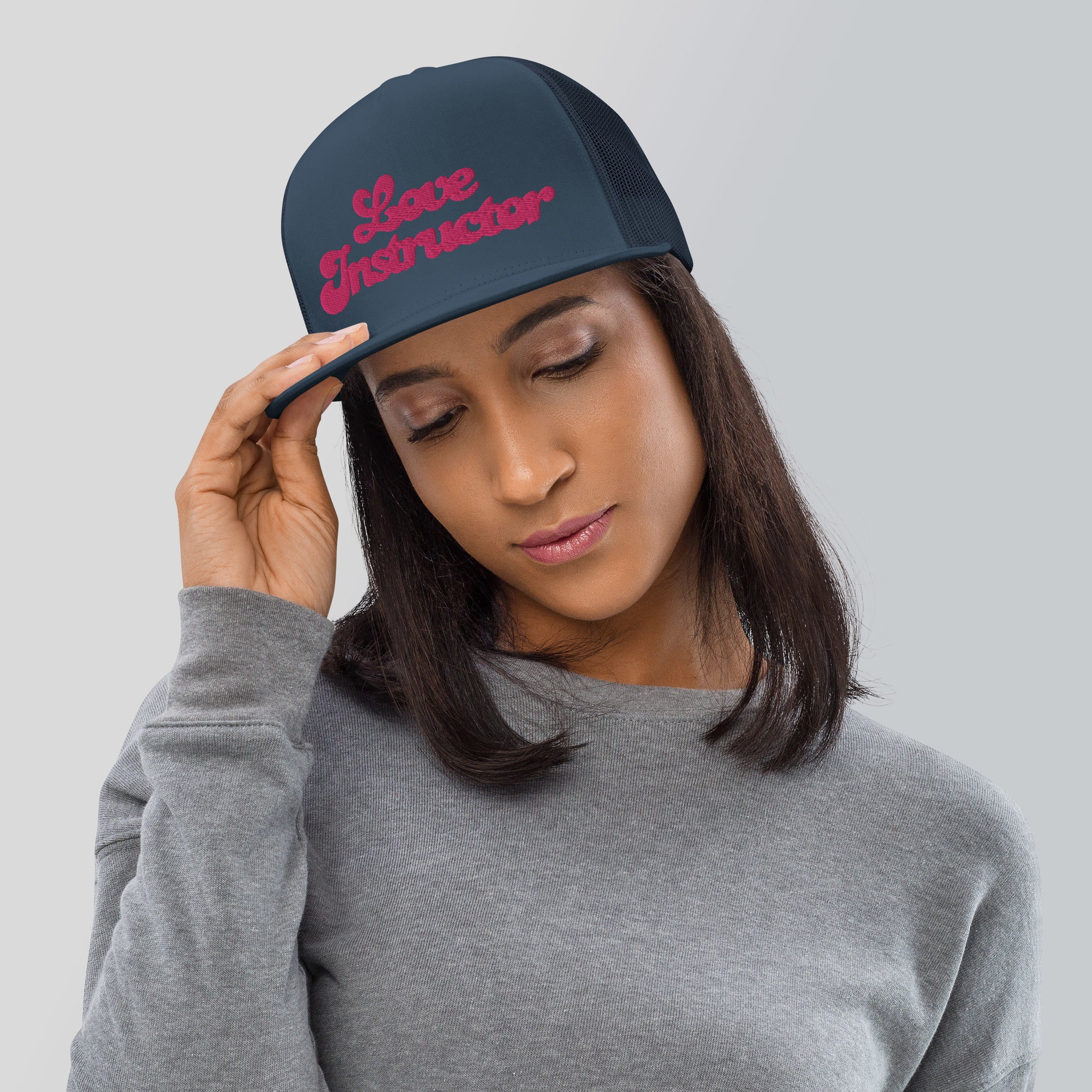 Trucker Cap Love instructor Flamingo