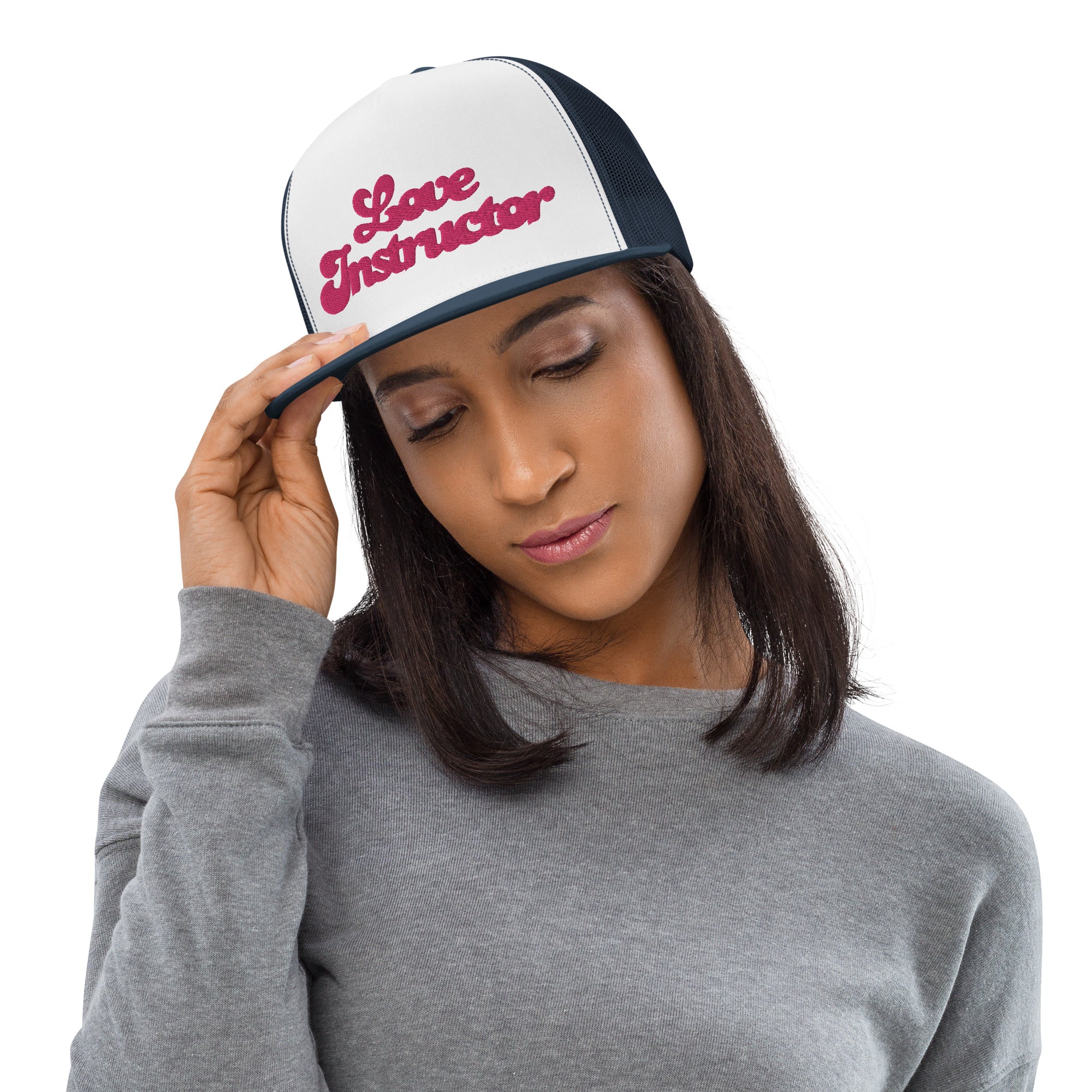 Two-Tone Trucker Cap Love instructor