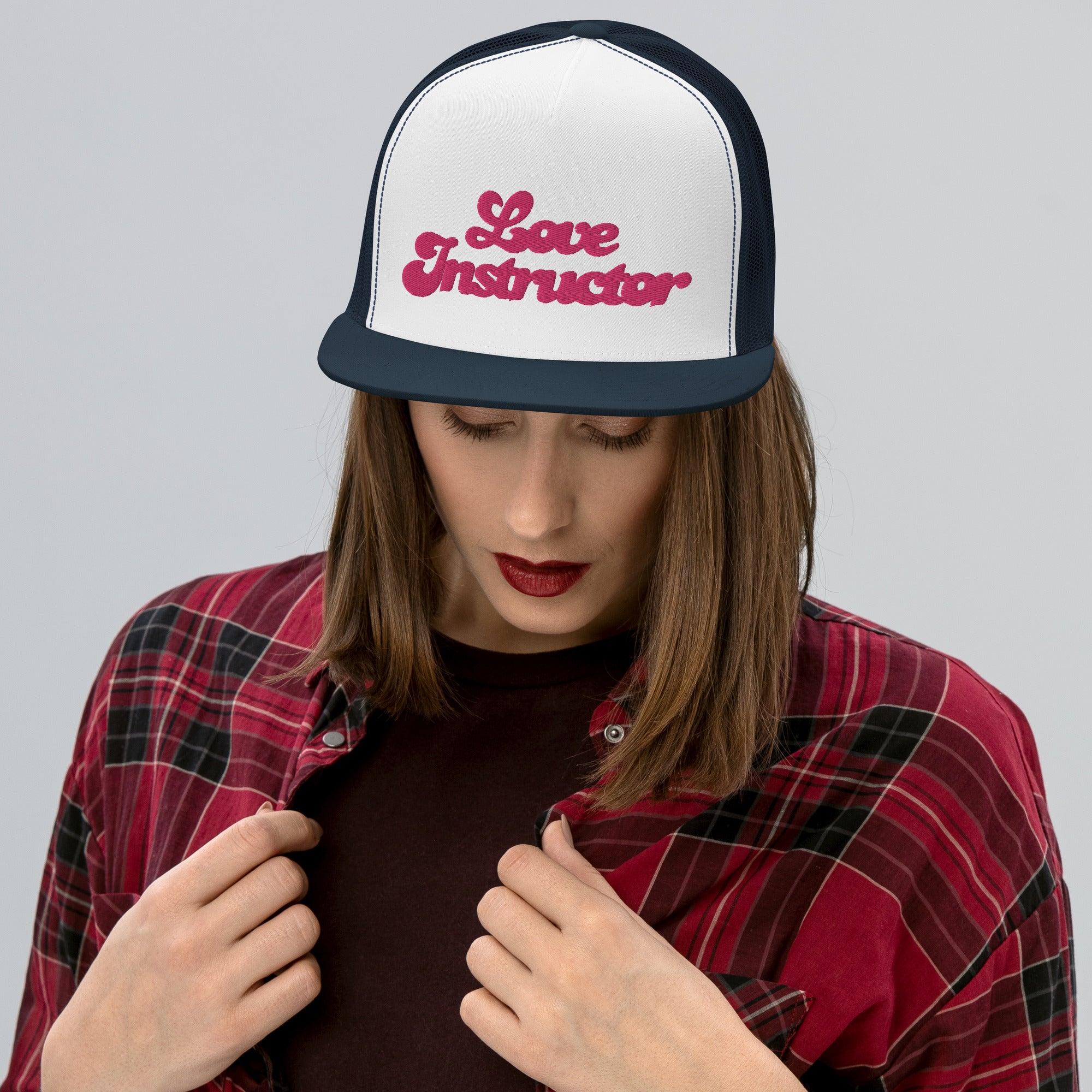 Two-Tone Trucker Cap Love instructor