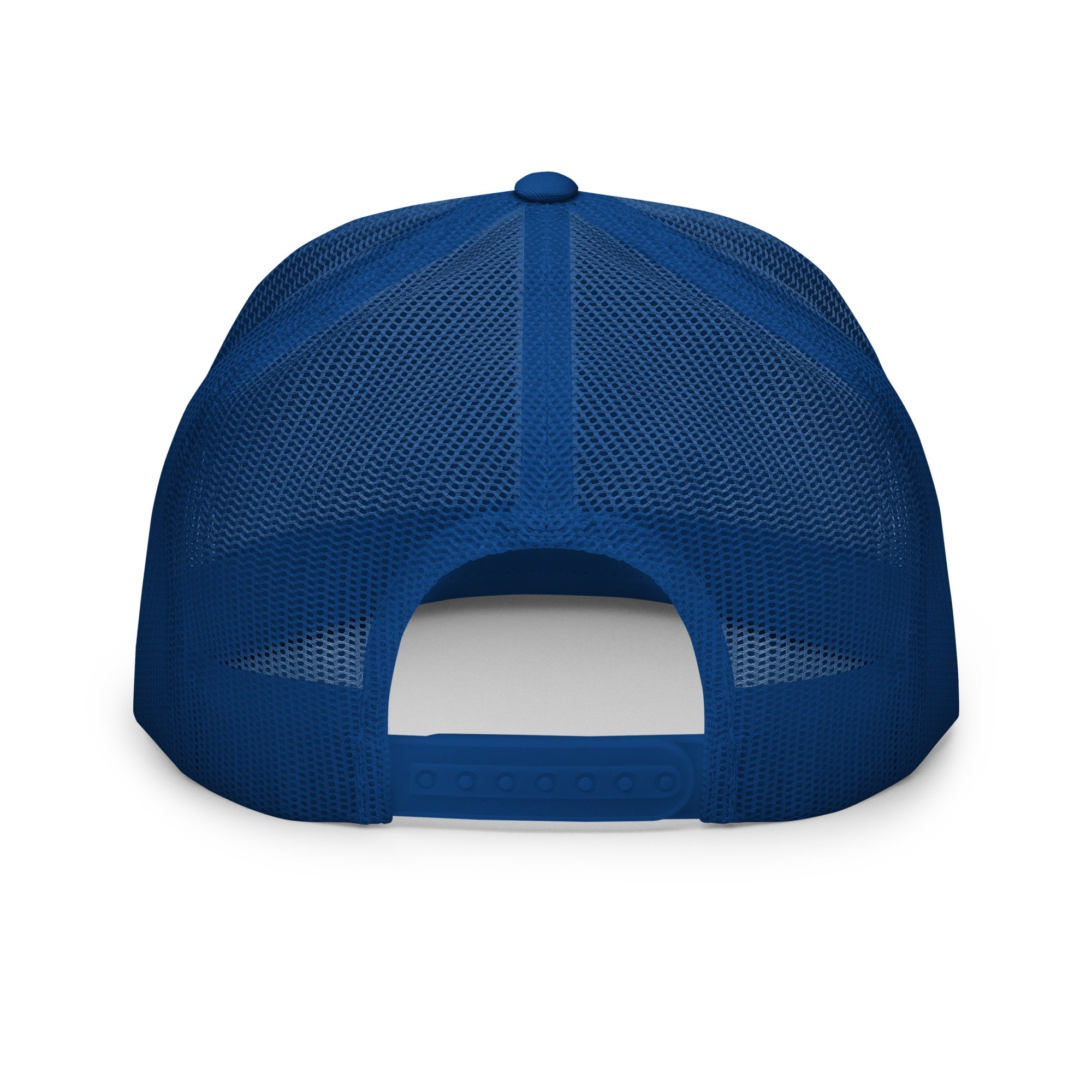 Two-Tone Trucker Cap Oh Bonne Mer Tattoo Royal Blue