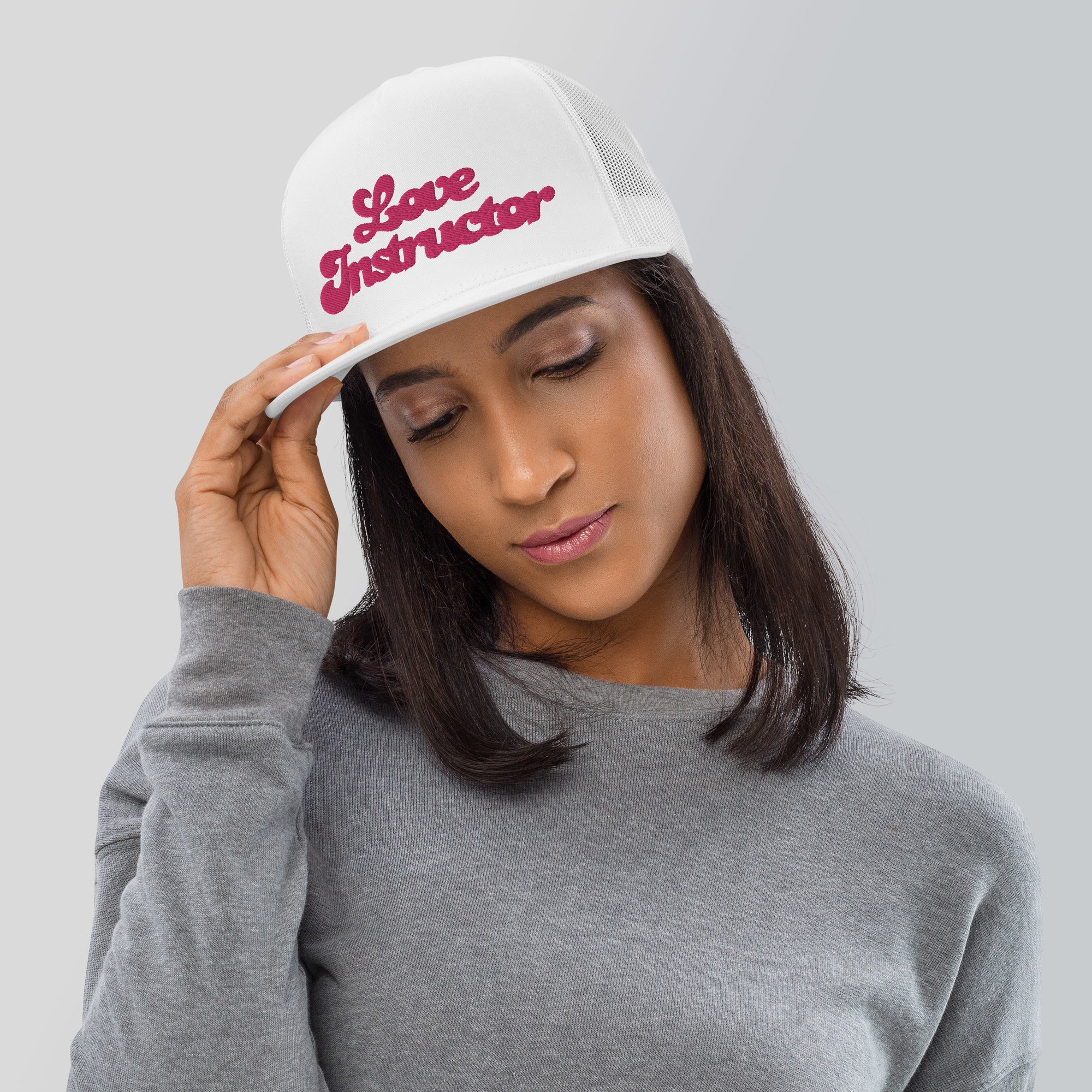 Trucker Cap Love instructor Flamingo