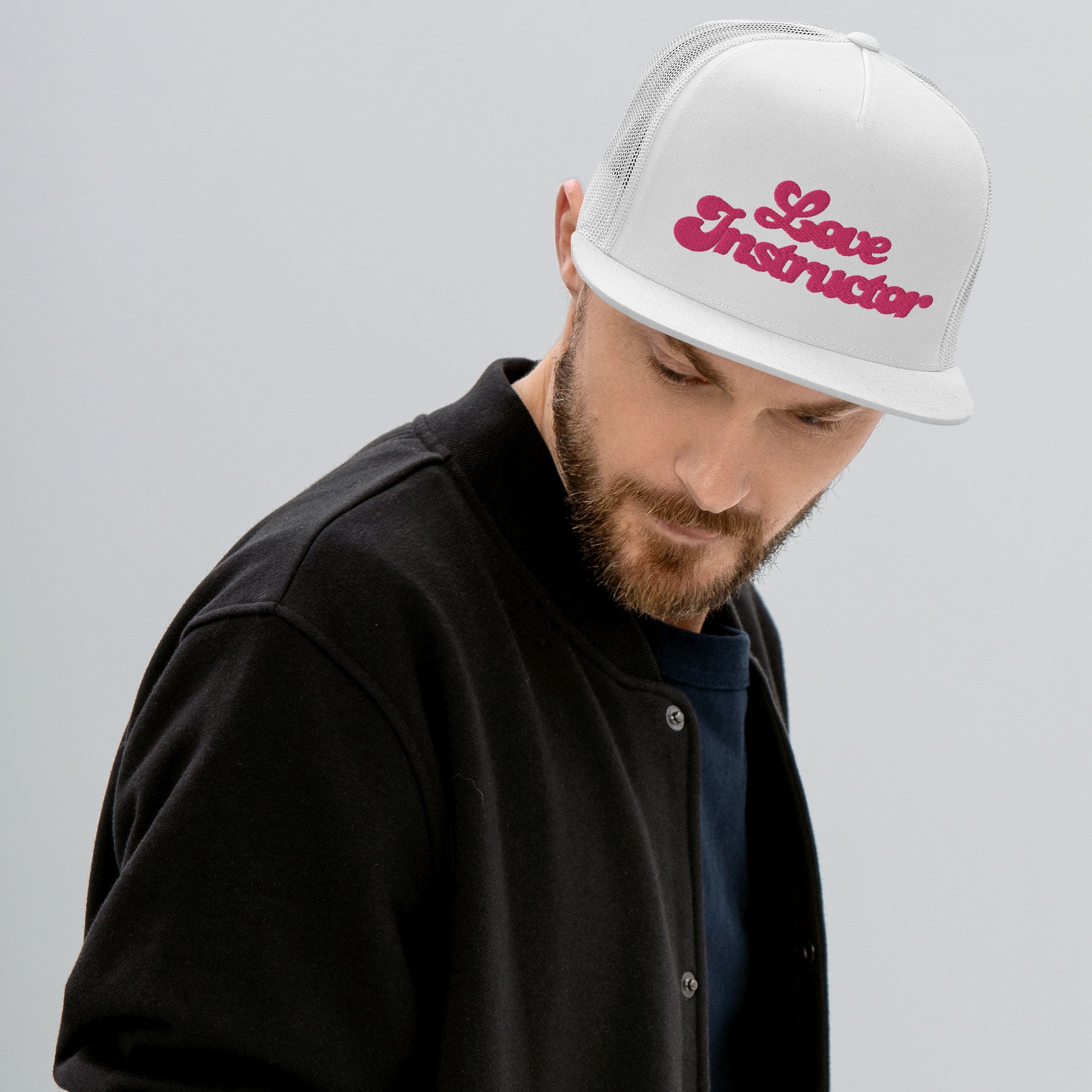 Trucker Cap Love instructor Flamingo