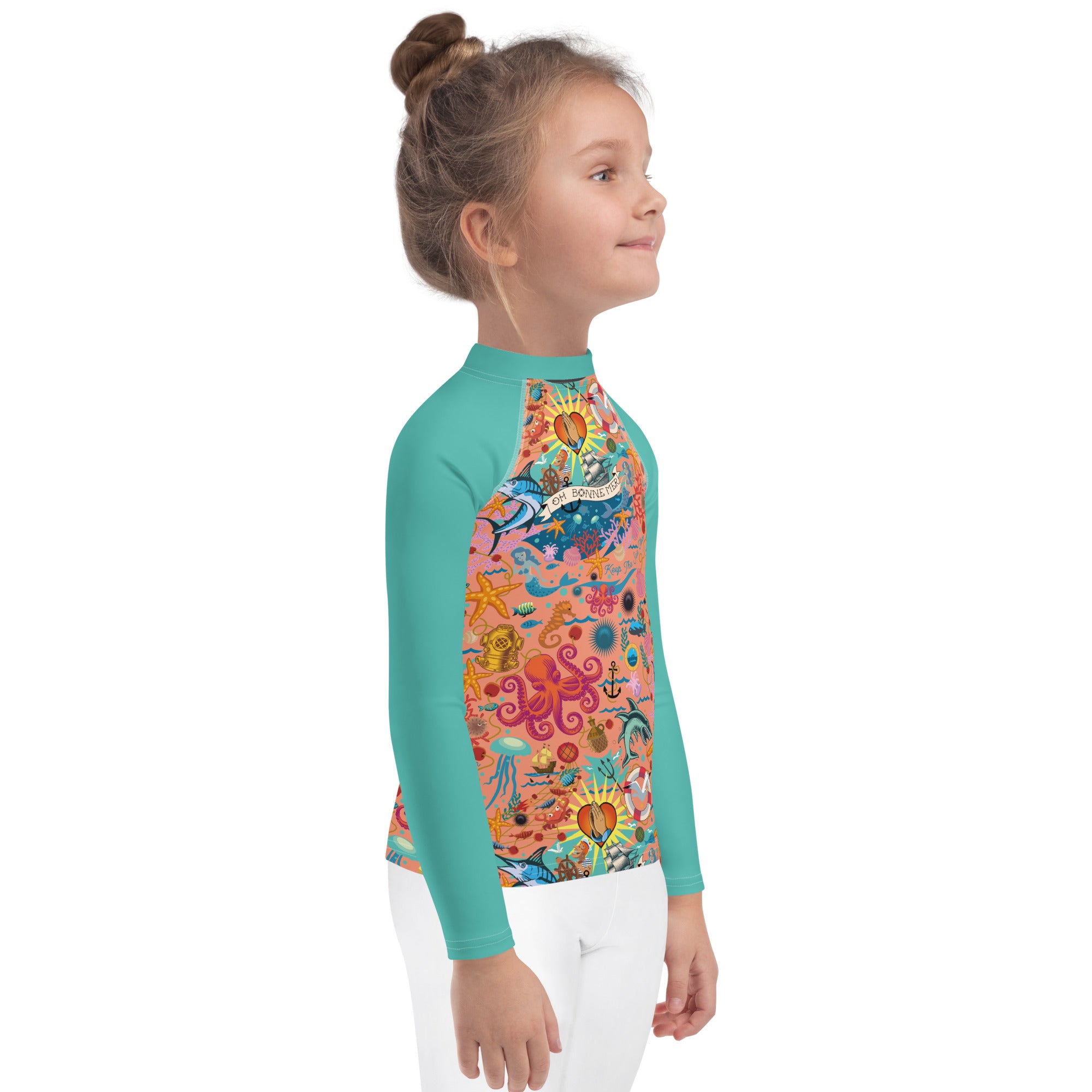 T-shirt de compression pour enfant Oh Bonne Mer Pêche