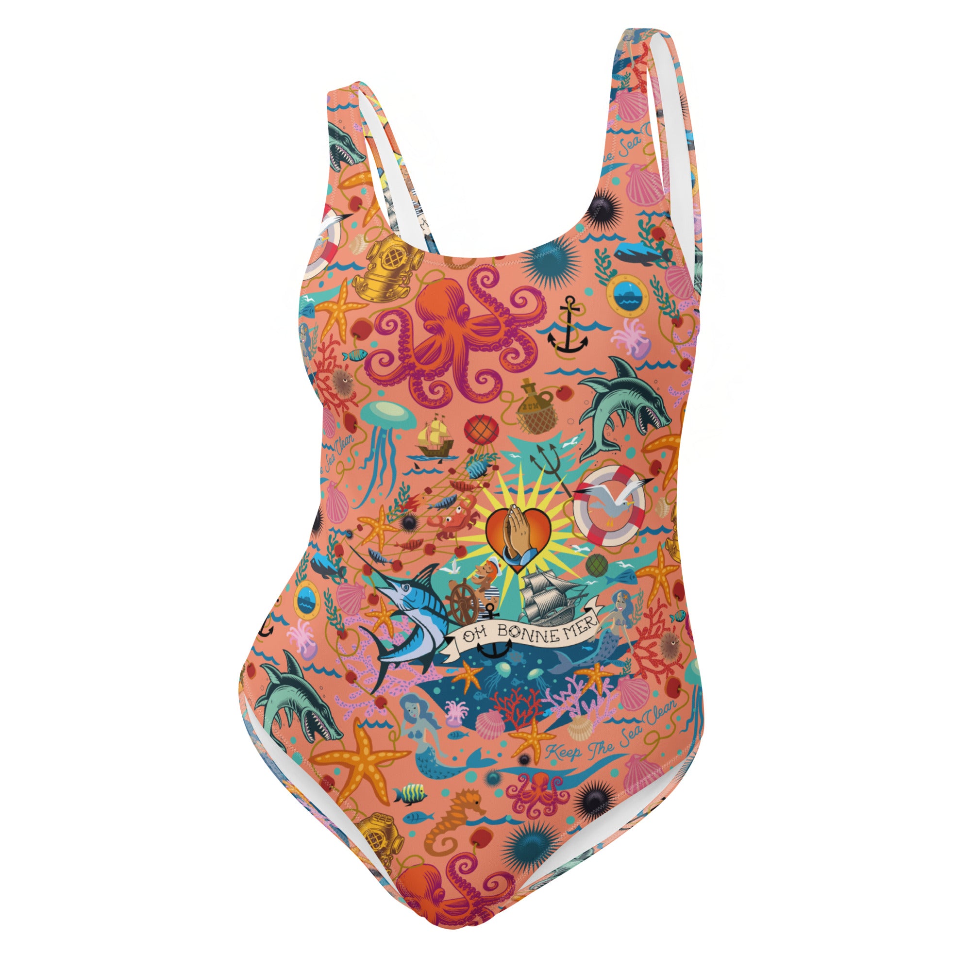 One-Piece Swimsuit Oh Bonne Mer Peach