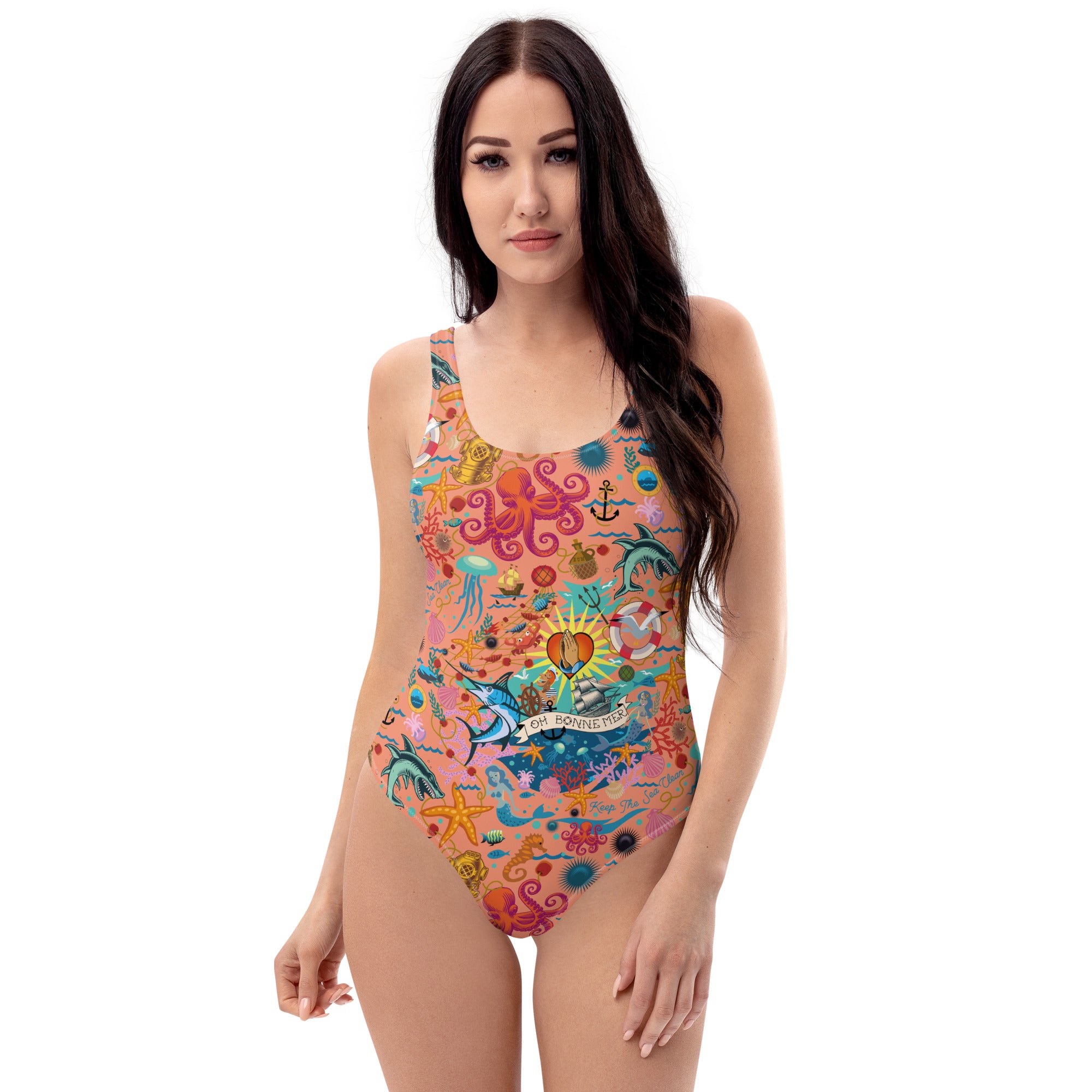 One-Piece Swimsuit Oh Bonne Mer Peach