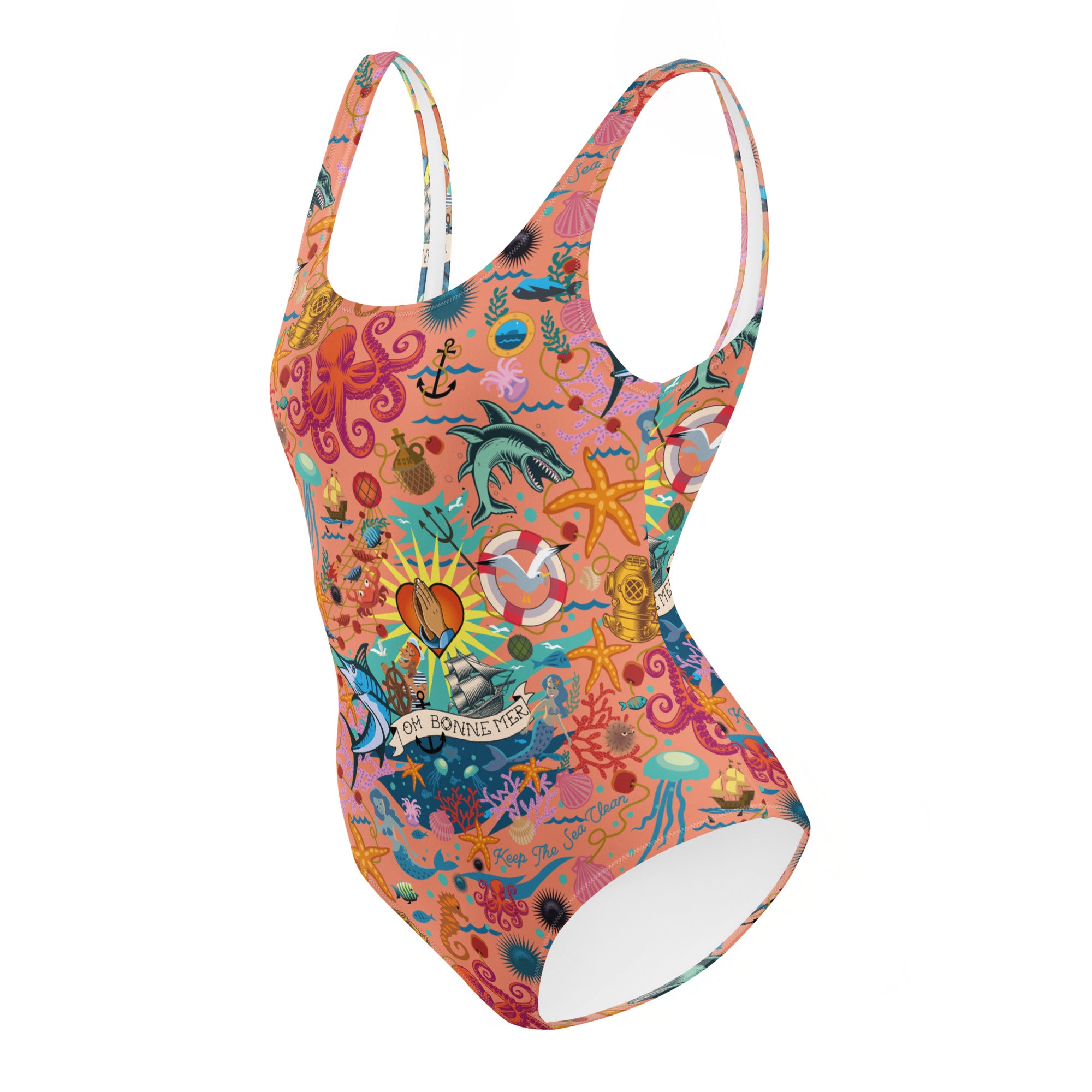 One-Piece Swimsuit Oh Bonne Mer Peach