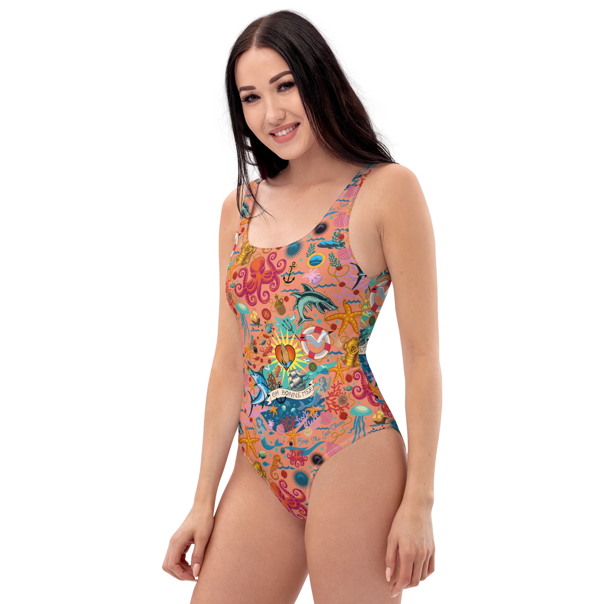 One-Piece Swimsuit Oh Bonne Mer Peach