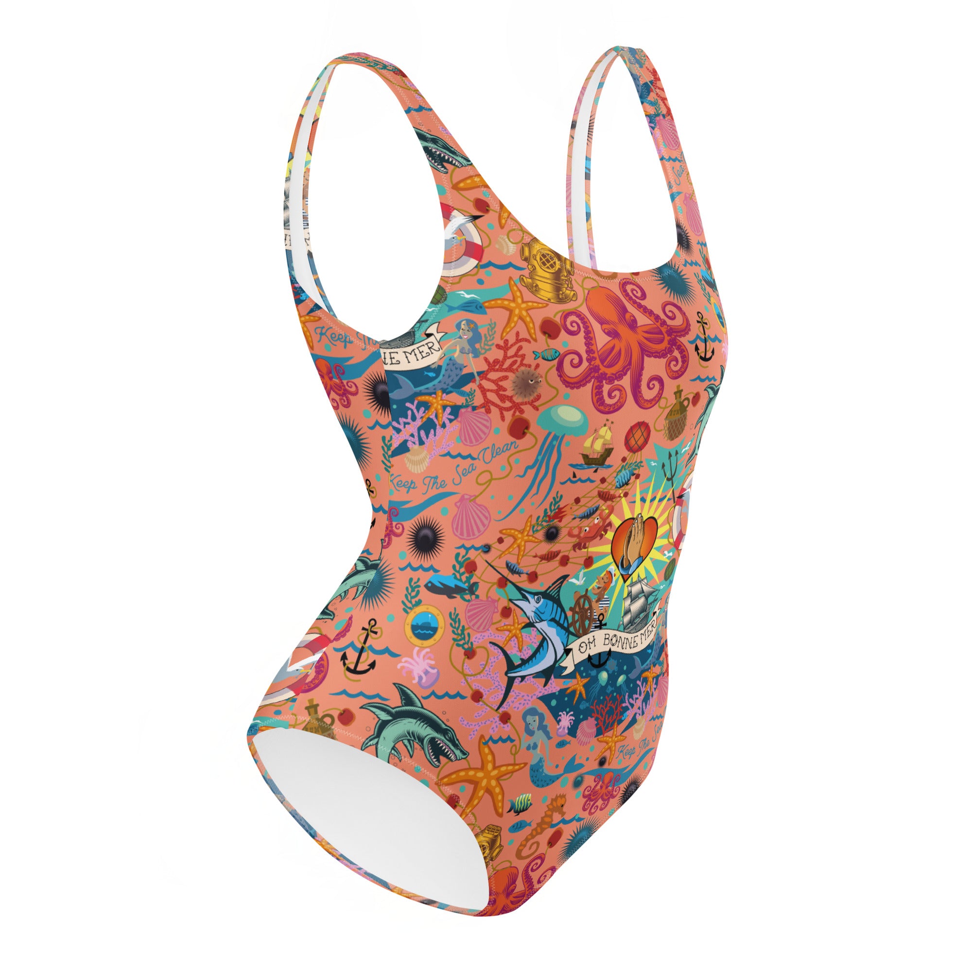 One-Piece Swimsuit Oh Bonne Mer Peach